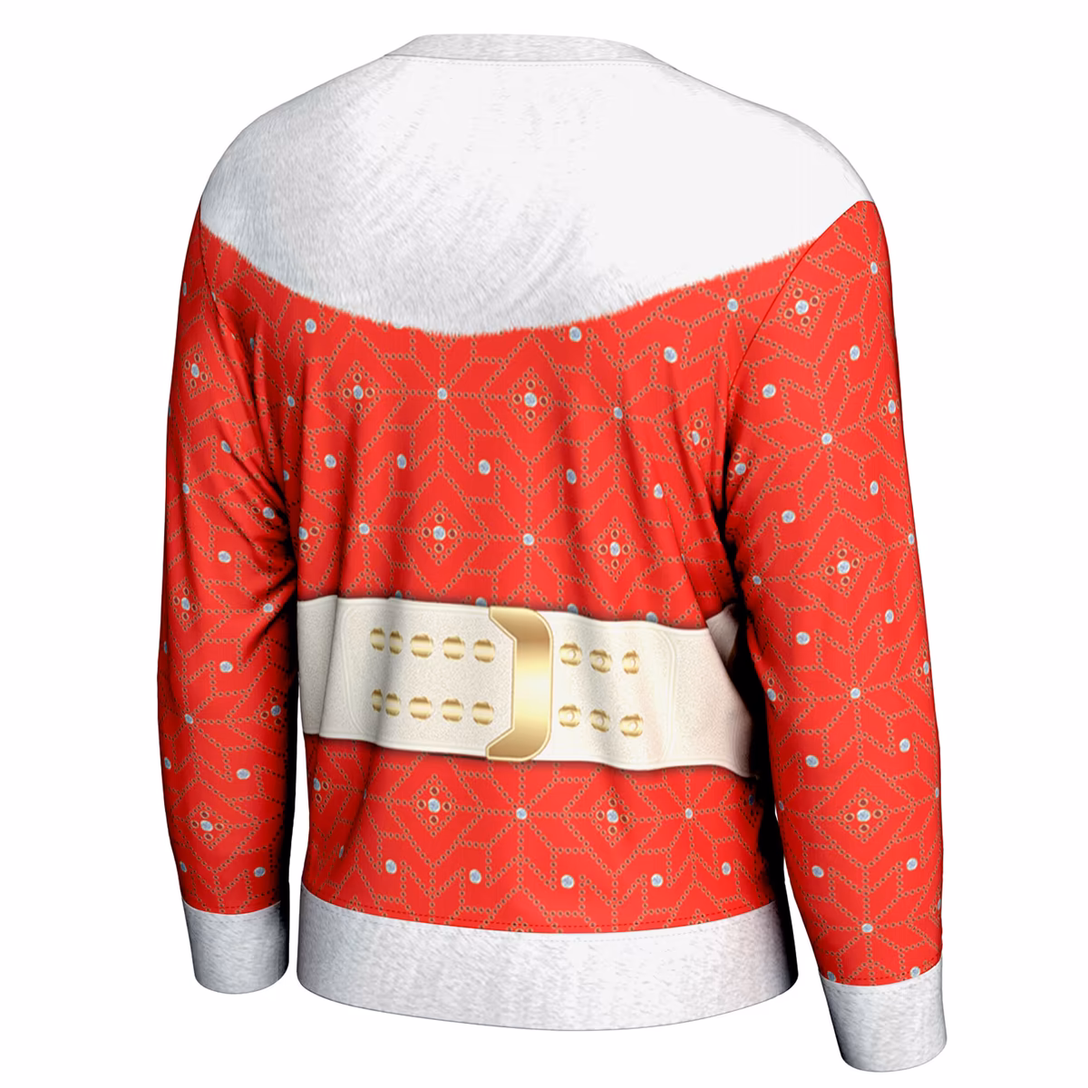 Men's ProSphere Red Mrs. Claus Women's Undisputed Champion Holiday Sweater 4 Men's ProSphere Red Mrs. Claus Women's Undisputed Champion Holiday Sweater