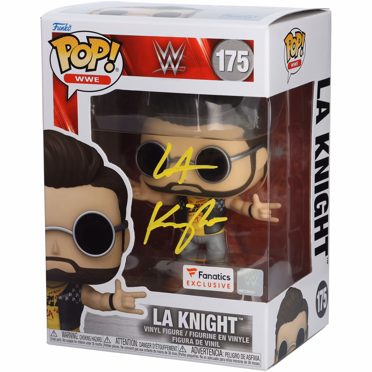 LA Knight WWE Autographed #175 Fanatics Exclusive Funko Pop! Figurine 8 LA Knight WWE Autographed #175 Fanatics Exclusive Funko Pop! Figurine