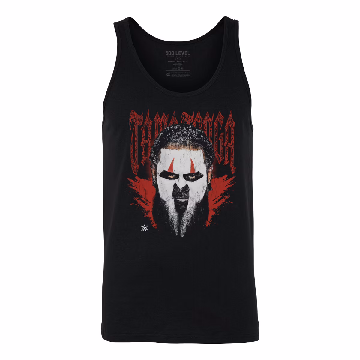 Men's 500 Level Black Tama Tonga Scream Tank Top