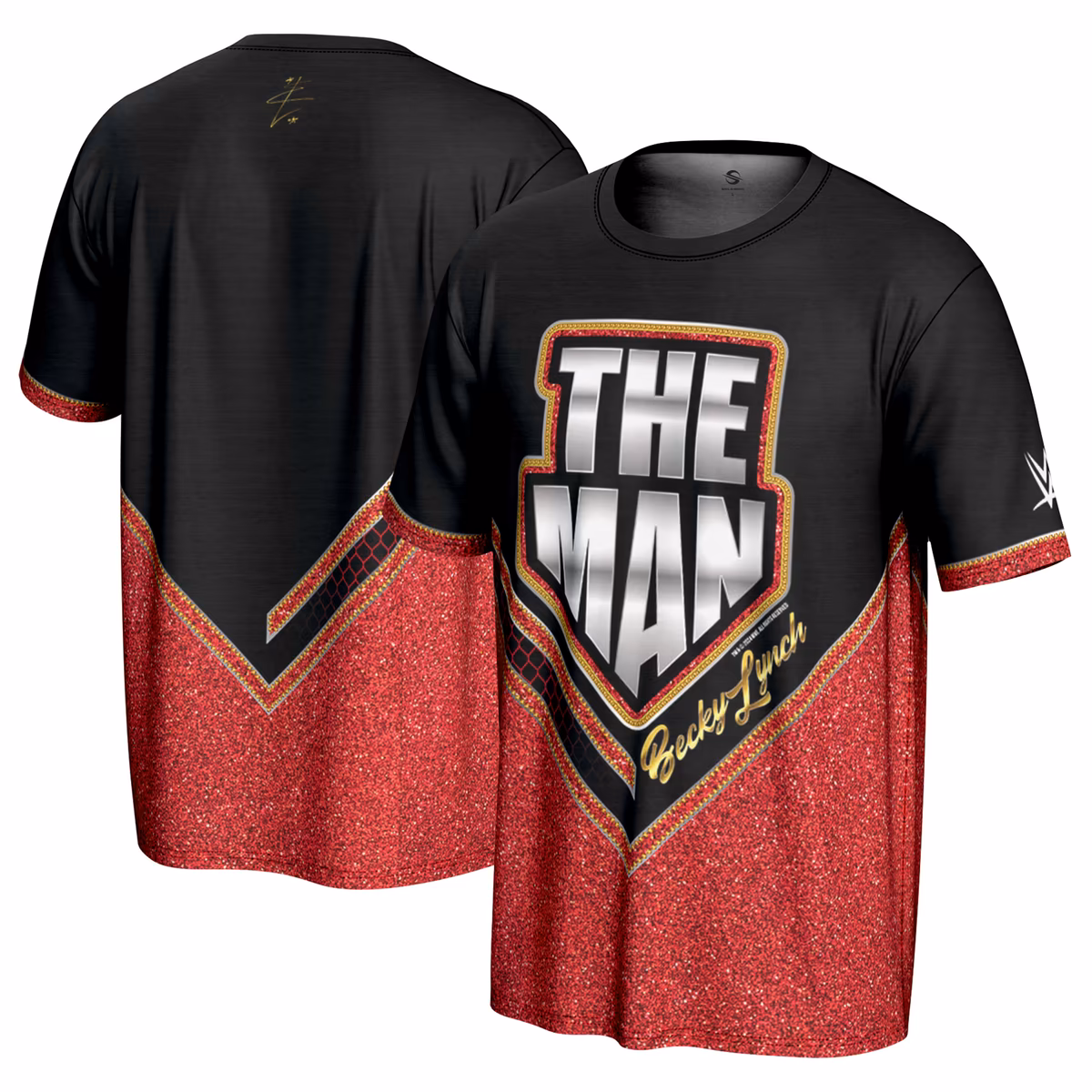 Men's ProSphere Black Becky Lynch The Man T-Shirt 10 Men's ProSphere Black Becky Lynch The Man T-Shirt