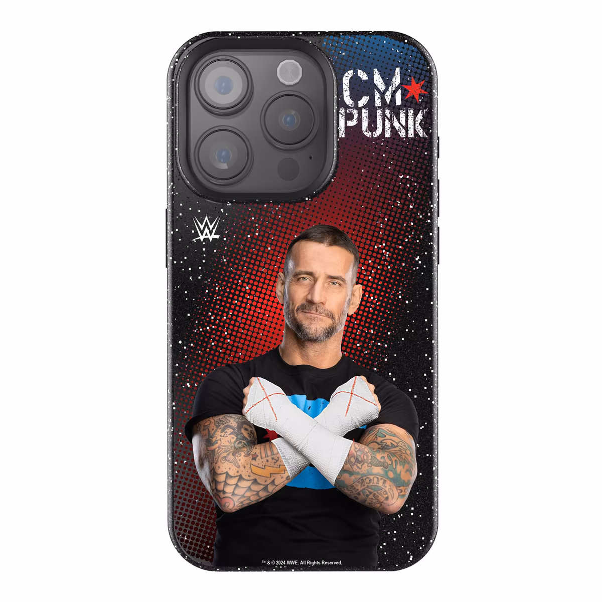 Keyscaper CM Punk WWE Flag Superstar iPhone Bling Case 1 Keyscaper CM Punk WWE Flag Superstar iPhone Bling Case