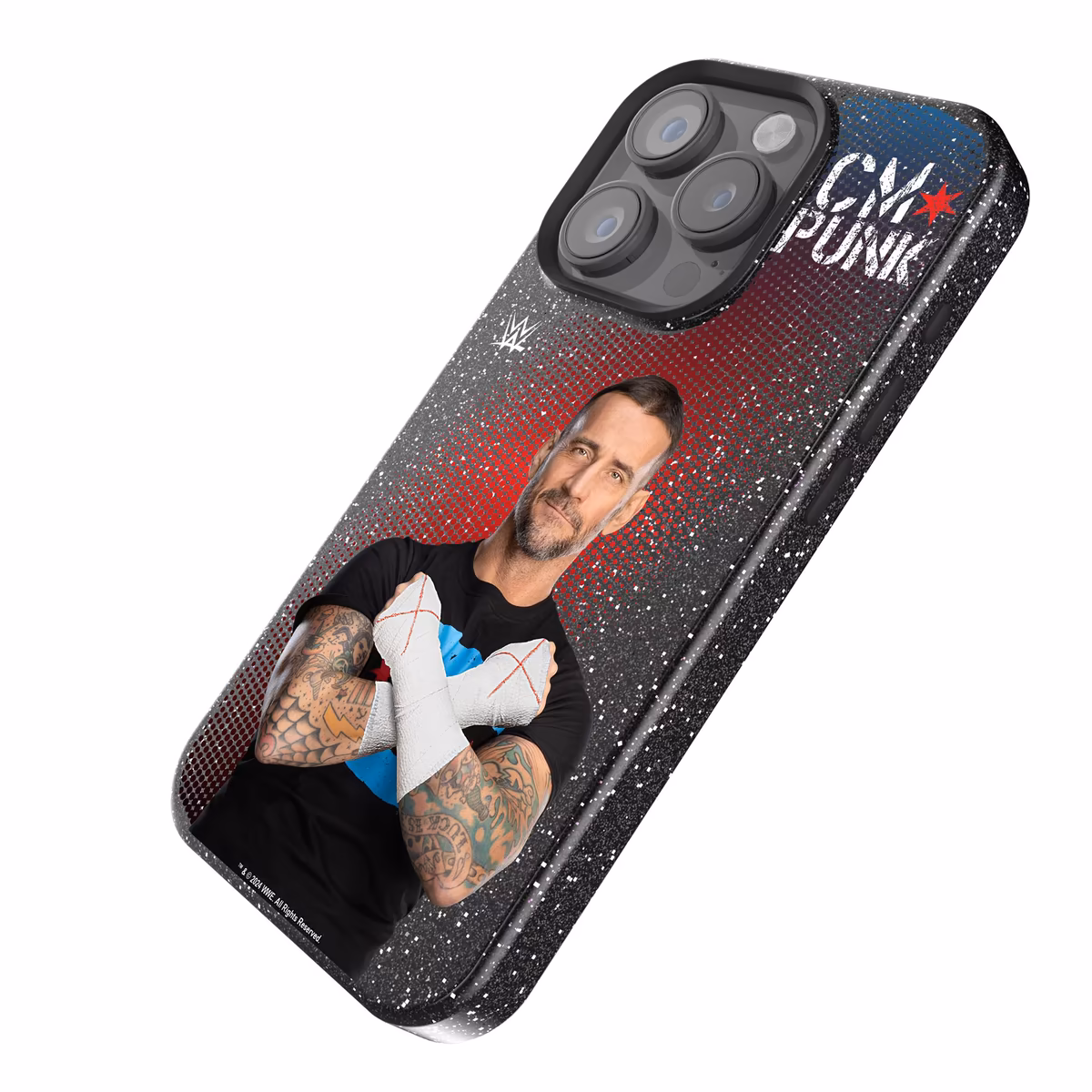 Keyscaper CM Punk WWE Flag Superstar iPhone Bling Case 3 Keyscaper CM Punk WWE Flag Superstar iPhone Bling Case