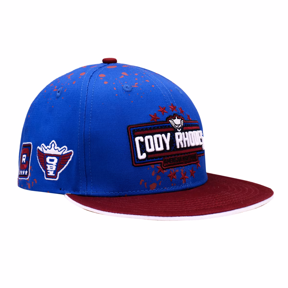 Men's Blue/Red Cody Rhodes Captain Cody Snapback Hat