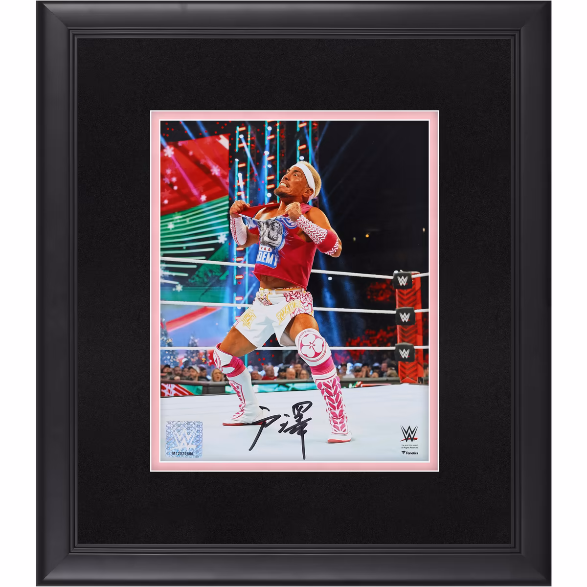Akira Tozawa WWE Autographed Framed 8" x 10" Ripping Shirt Photograph 8 Akira Tozawa WWE Autographed Framed 8" x 10" Ripping Shirt Photograph