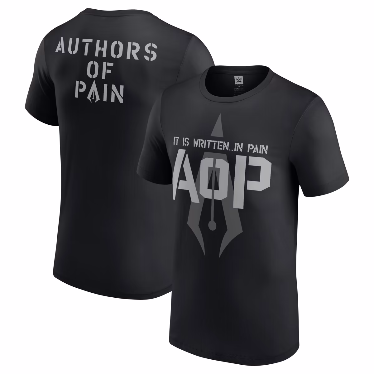 Men's Black Authors of Pain It Is Written In Pain T-Shirt