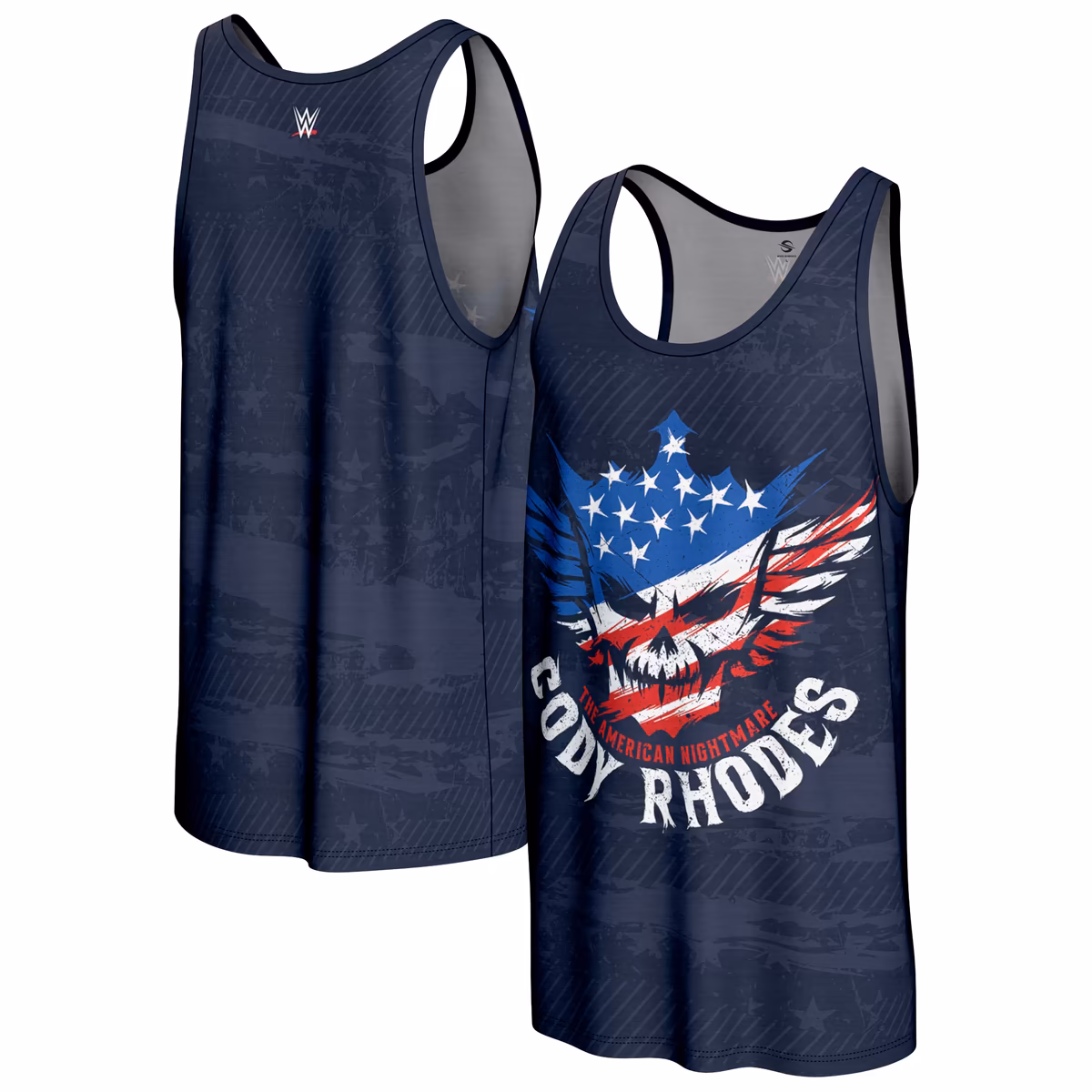 Men's ProSphere Navy Cody Rhodes Americana Tank Top 9 Men's ProSphere Navy Cody Rhodes Americana Tank Top