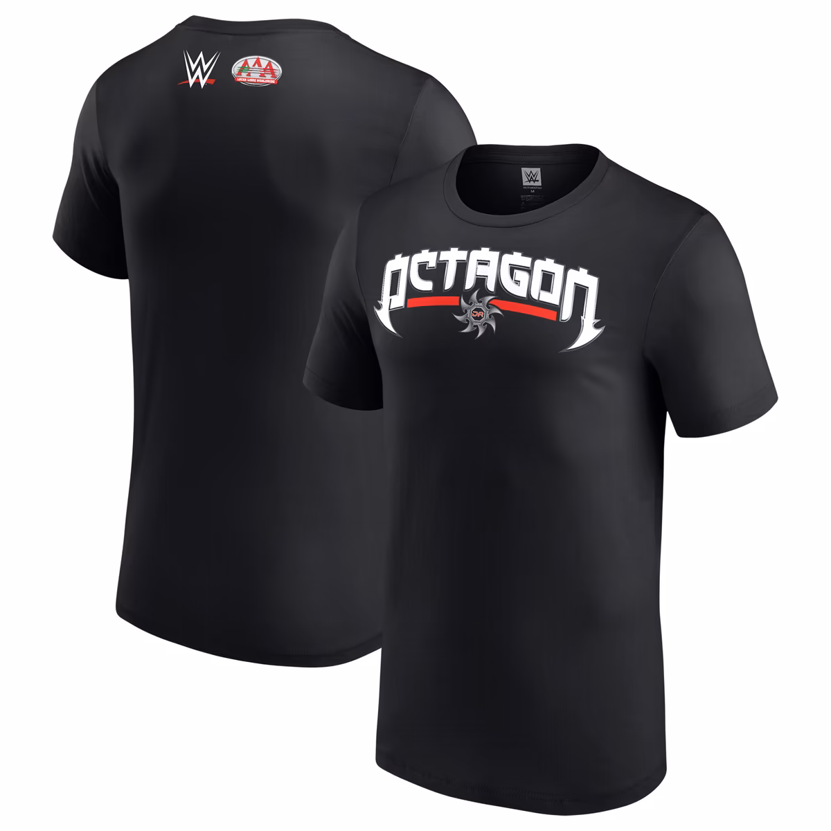 Men's Black Octagón AAA Logo T-Shirt