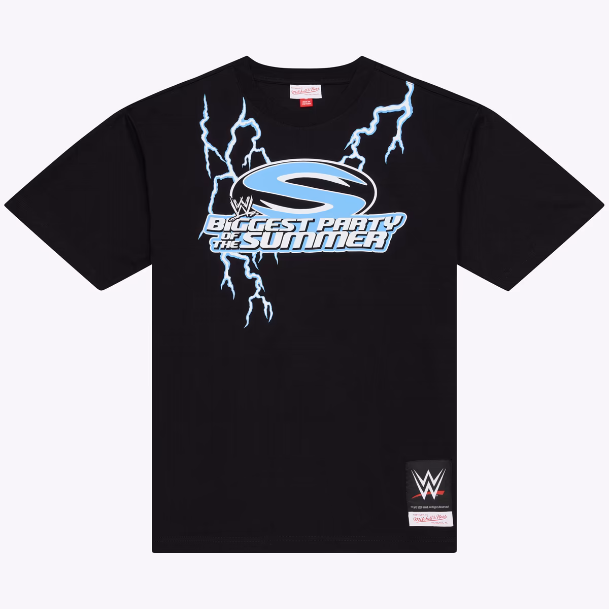 Men's Mitchell & Ness Black SummerSlam 2026 T-Shirt