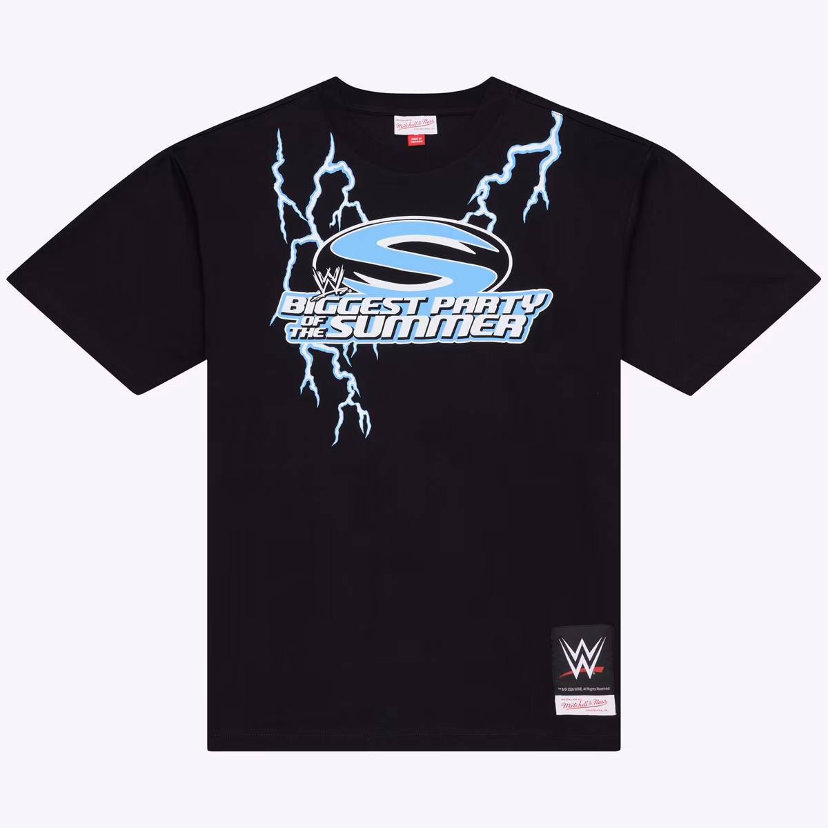 Men's Mitchell & Ness Black SummerSlam 2026 T-Shirt