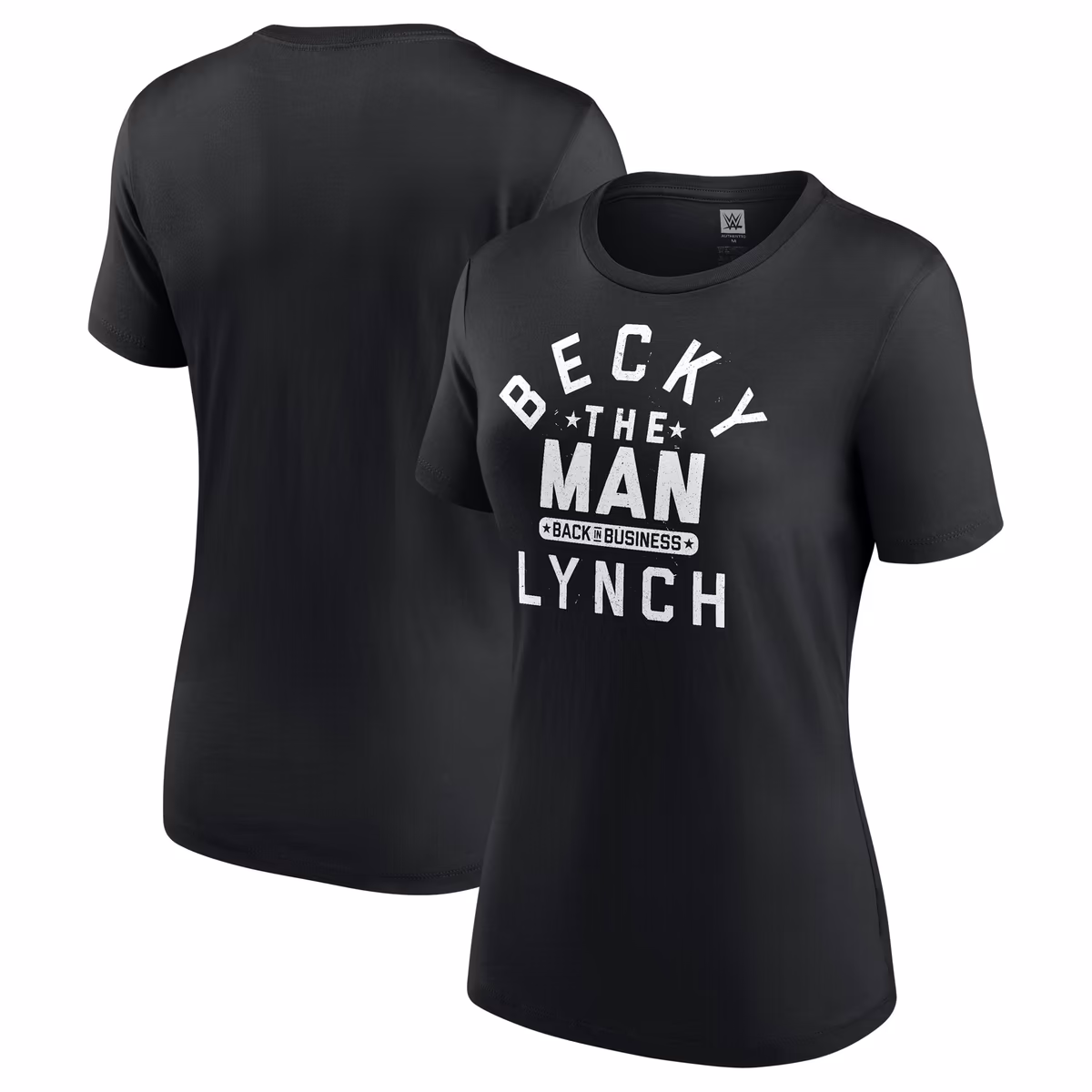 Women's Black Becky Lynch Back In Business T-Shirt 4 Women's Black Becky Lynch Back In Business T-Shirt