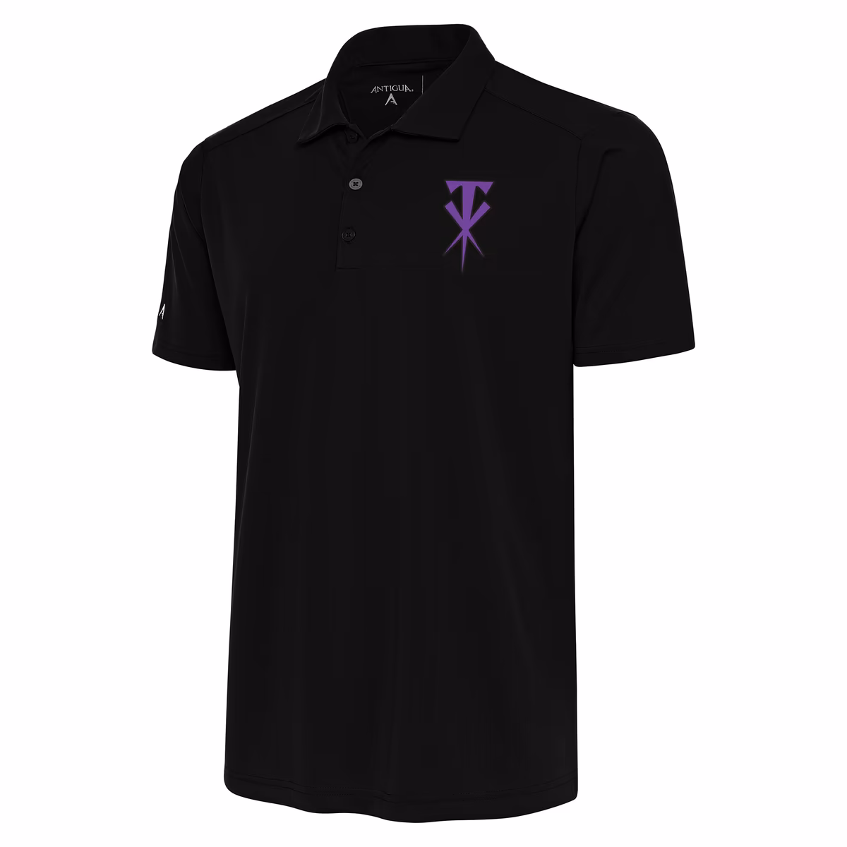 Men's Antigua Black The Undertaker Tribute Polo 14 Men's Antigua Black The Undertaker Tribute Polo