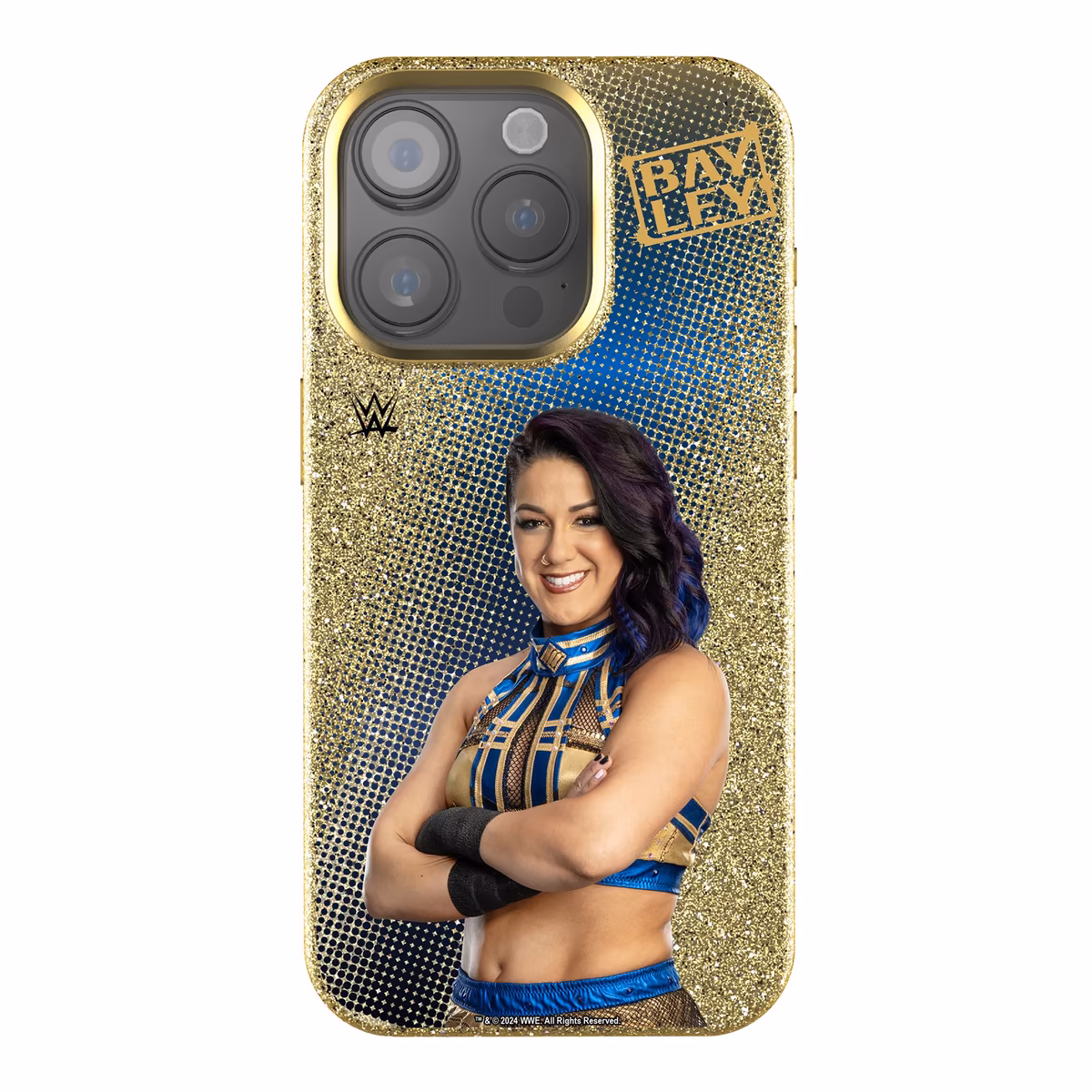 Keyscaper Bayley WWE Gold Bay Superstar iPhone Gold Bling Case 11 Keyscaper Bayley WWE Gold Bay Superstar iPhone Gold Bling Case