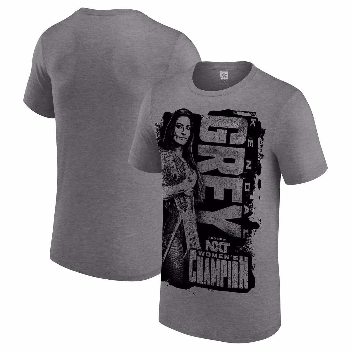Men's Gray Kendal Grey NXT Women's Champion T-Shirt 1 Men's Gray Kendal Grey NXT Women's Champion T-Shirt