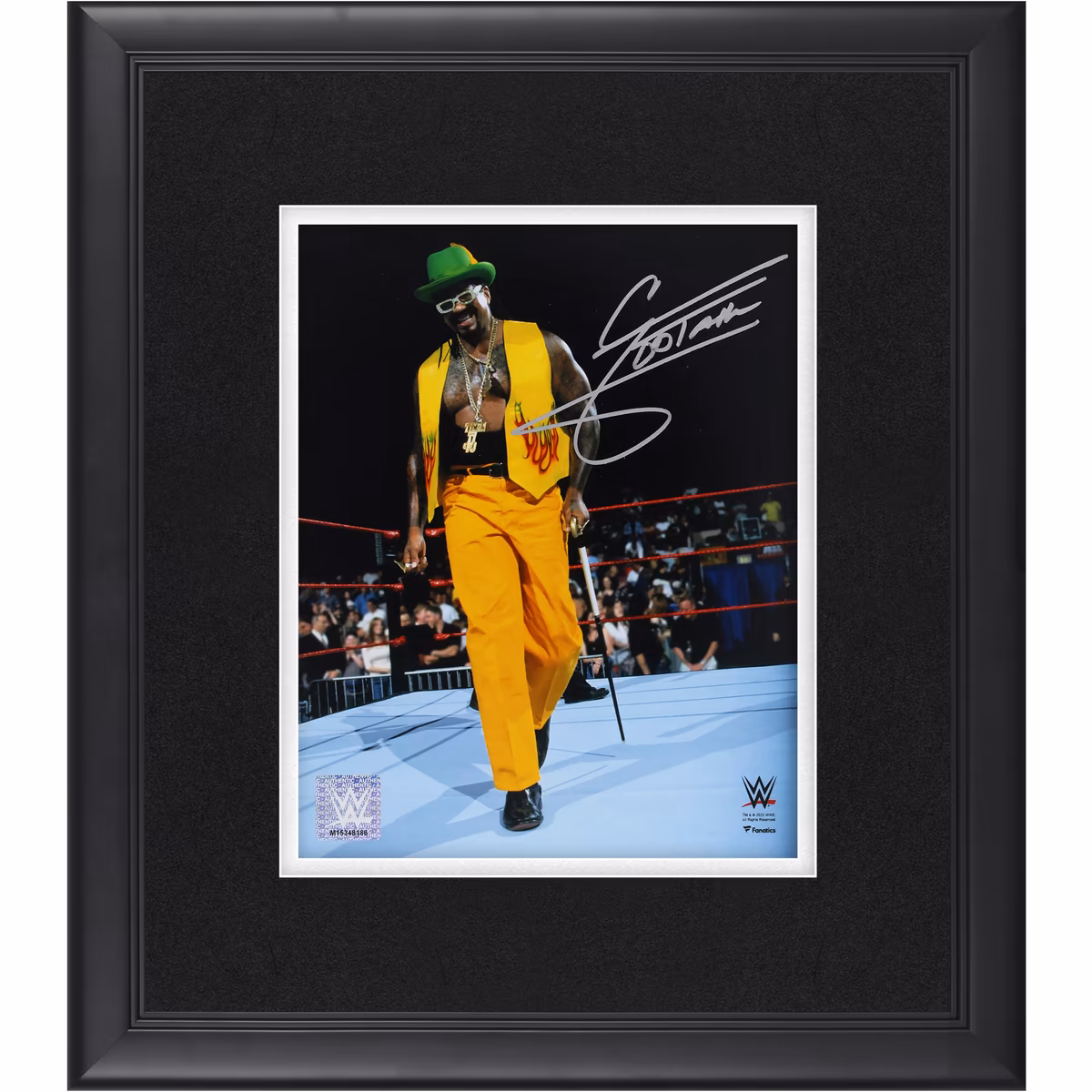 The Godfather WWE Autographed Framed 8" x 10" In-Ring Entrance Photograph