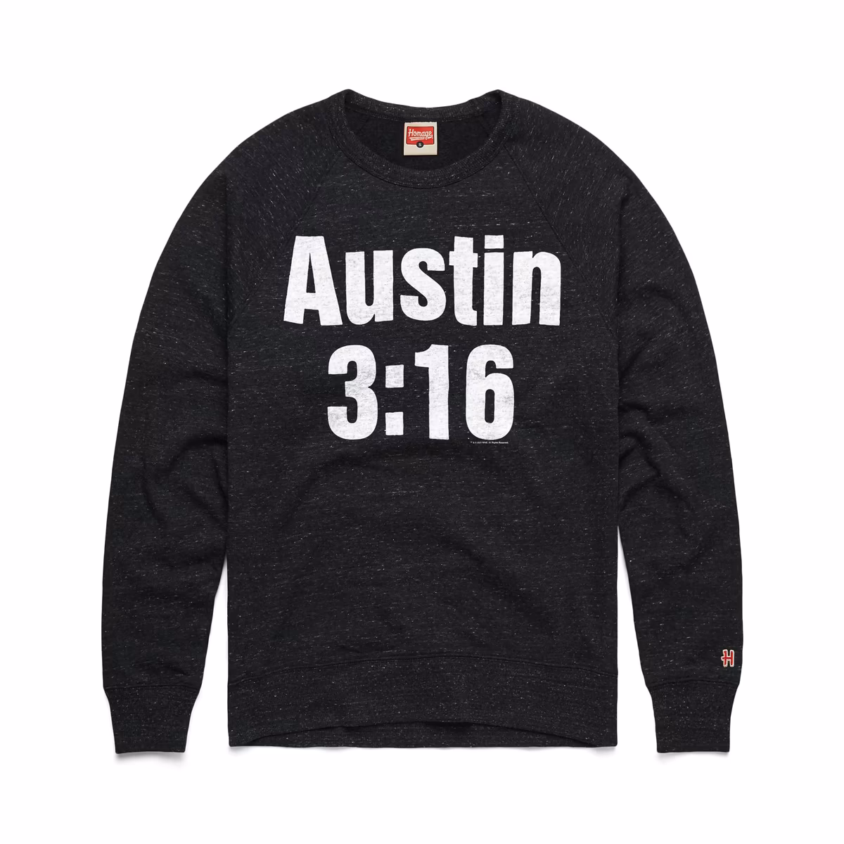 Men's Homage Charcoal "Stone Cold" Steve Austin 3:16 Sweatshirt 9 Men's Homage Charcoal "Stone Cold" Steve Austin 3:16 Sweatshirt