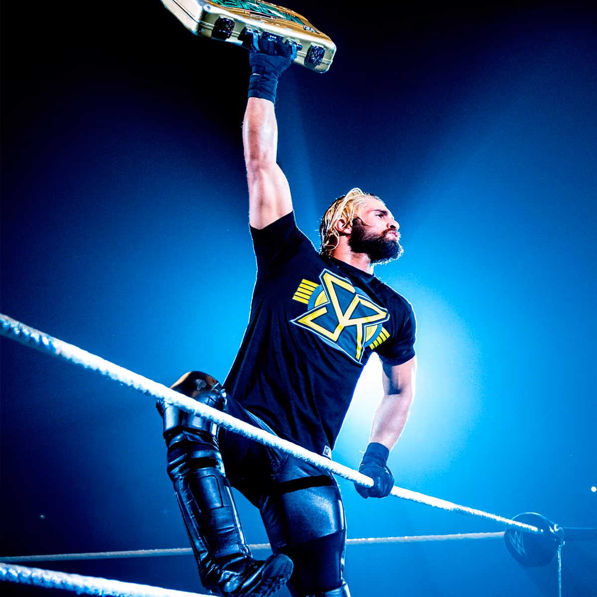 Men's Black Seth Rollins Buy In Retro T-Shirt 5 Men's Black Seth Rollins Buy In Retro T-Shirt