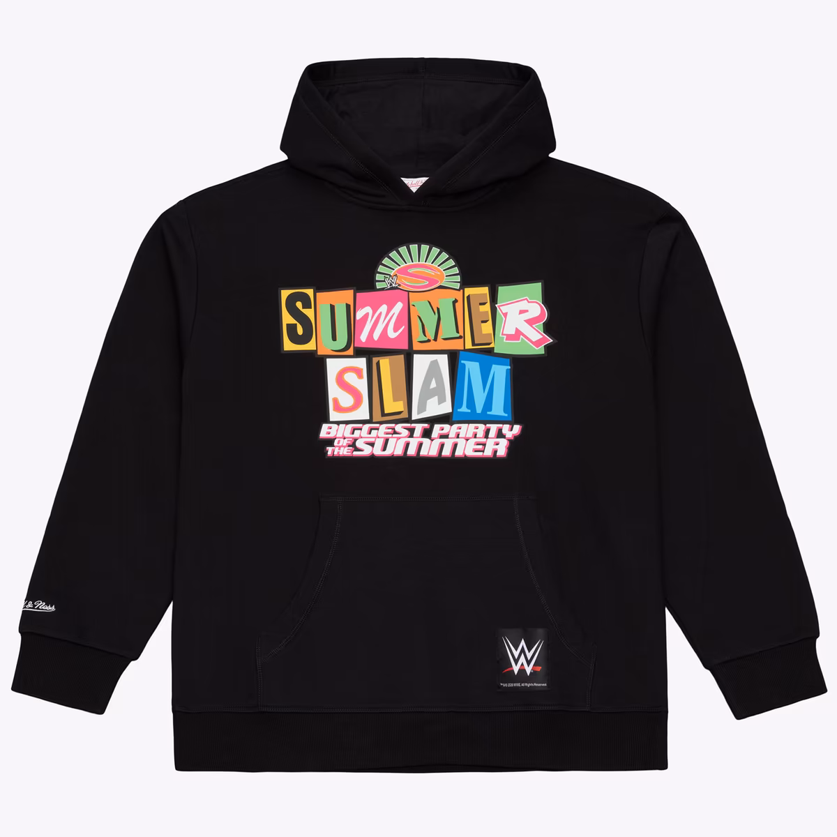 Men's Mitchell & Ness Black SummerSlam 2026 Hoodie 2 Men's Mitchell & Ness Black SummerSlam 2026 Hoodie