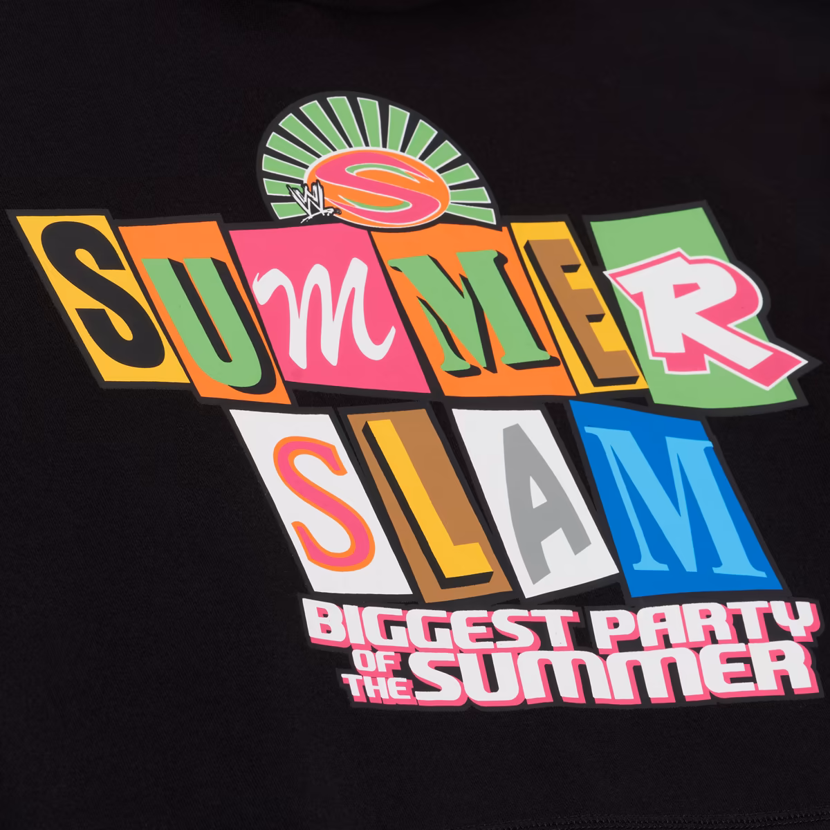 Men's Mitchell & Ness Black SummerSlam 2026 Hoodie 6 Men's Mitchell & Ness Black SummerSlam 2026 Hoodie