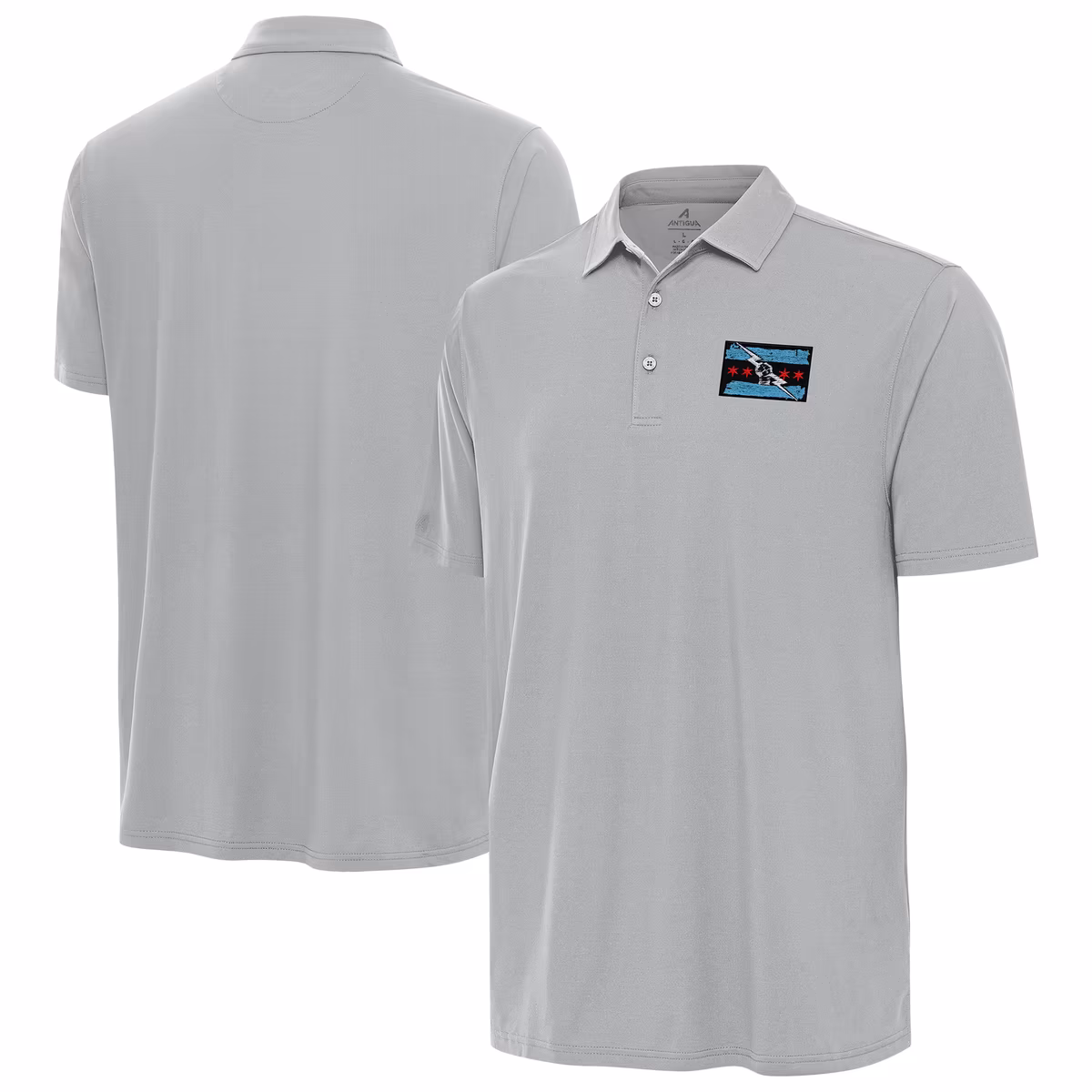 Men's Antigua Gray CM Punk Era Polo