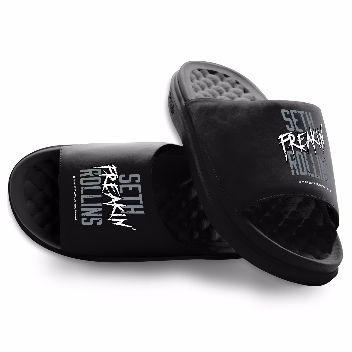 Men's ISlide Seth Rollins Freakin Motive Slide Sandals 10 Men's ISlide Seth Rollins Freakin Motive Slide Sandals