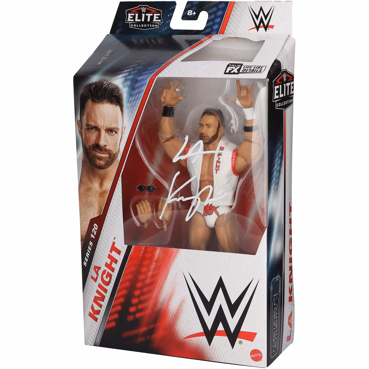 LA Knight WWE Autographed Mattel Elite Series 120 Action Figure 7 LA Knight WWE Autographed Mattel Elite Series 120 Action Figure