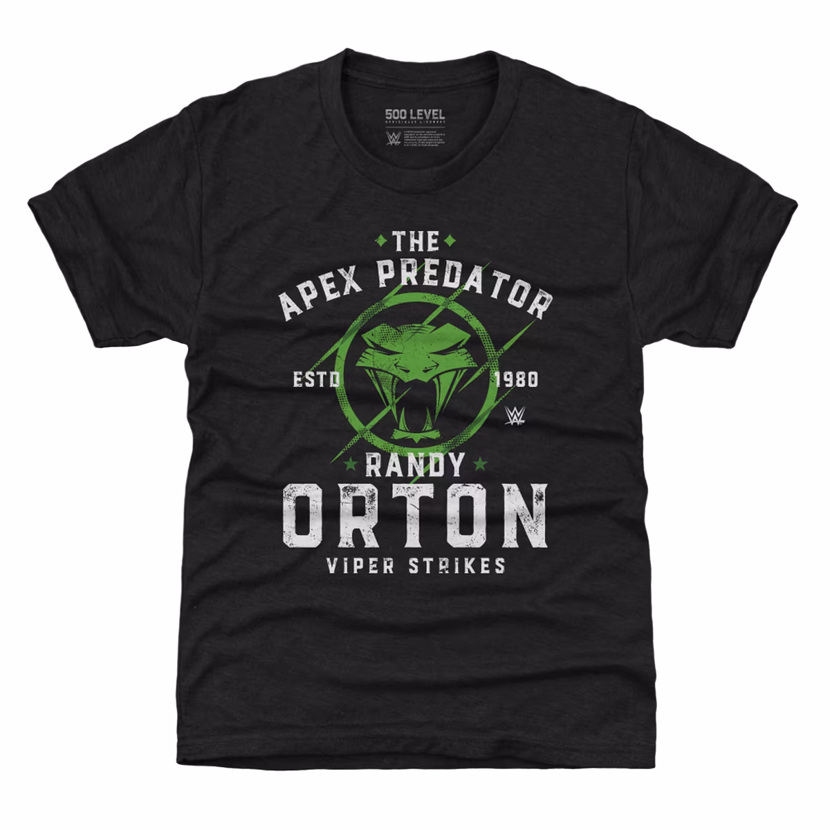 Youth 500 Level Black Randy Orton T-Shirt 8 Youth 500 Level Black Randy Orton T-Shirt