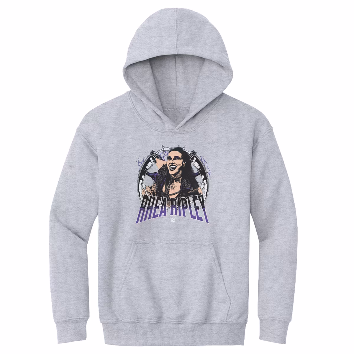 Youth 500 Level Gray Rhea Ripley Posterize Hoodie