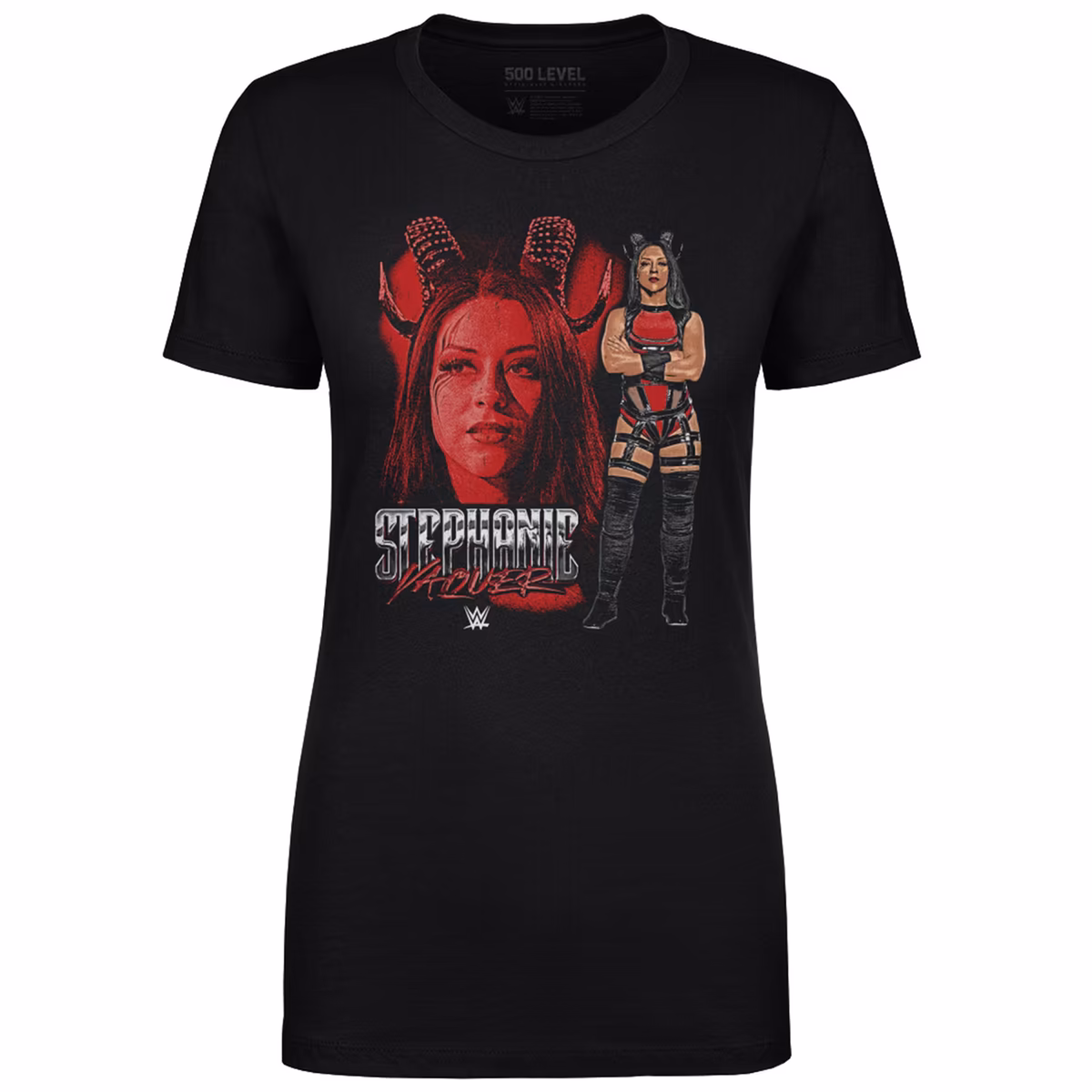 Women's 500 Level Black Stephanie Vaquer Vintage Superstar T-Shirt 9 Women's 500 Level Black Stephanie Vaquer Vintage Superstar T-Shirt