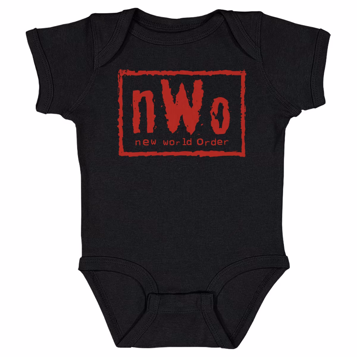 Infant 500 Level Black nWo Red Logo Bodysuit 1 Infant 500 Level Black nWo Red Logo Bodysuit