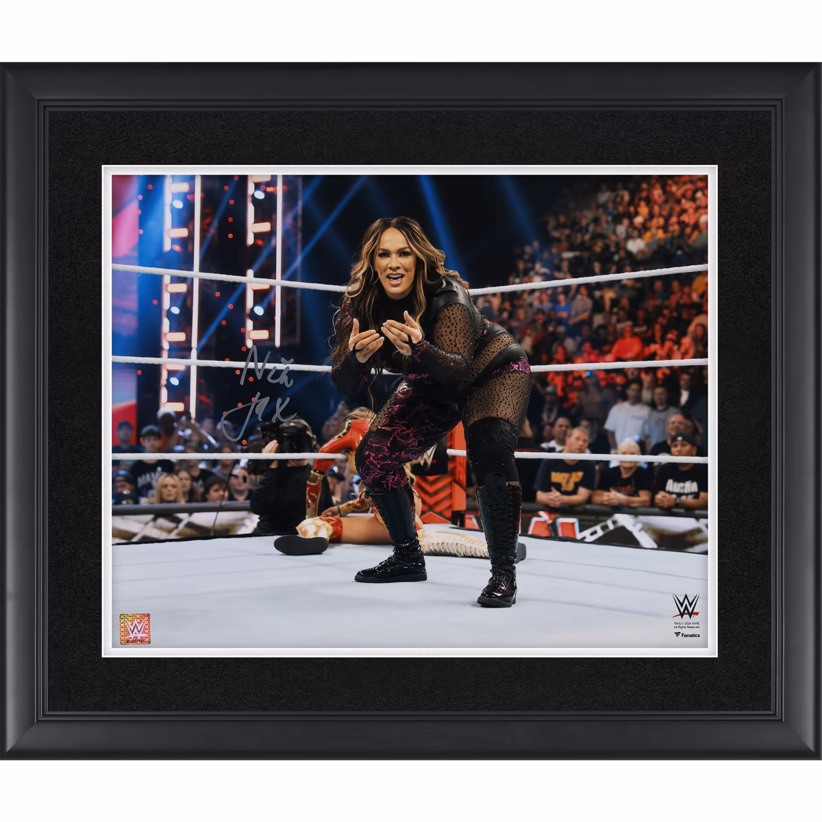 Nia Jax WWE Autographed Framed 16" x 20" Standing In Ring Photograph 1 Nia Jax WWE Autographed Framed 16" x 20" Standing In Ring Photograph