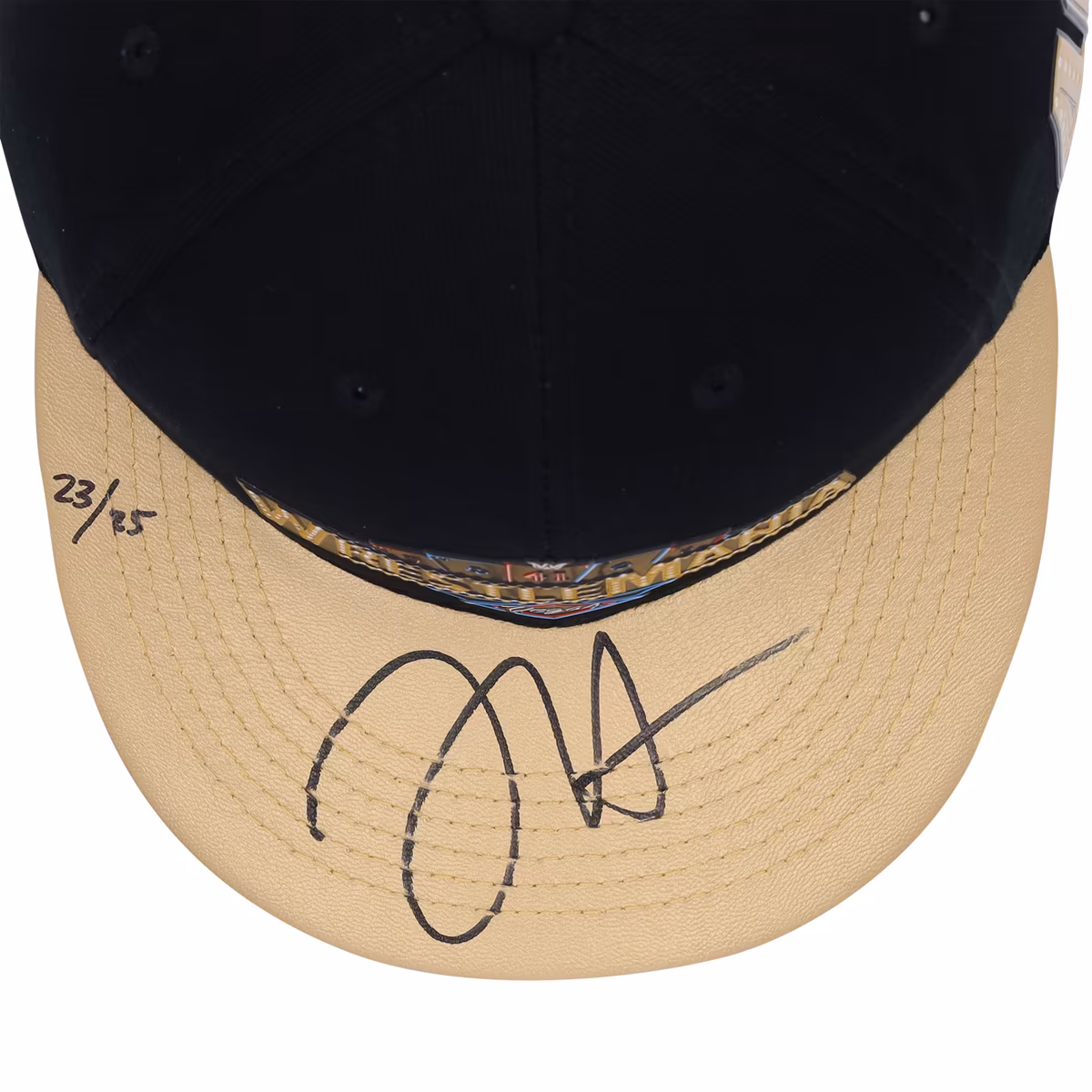 Jey Uso WWE Autographed WrestleMania 41 Gold Brim Snapback Cap - Limited Edition of 25 3 Jey Uso WWE Autographed WrestleMania 41 Gold Brim Snapback Cap - Limited Edition of 25