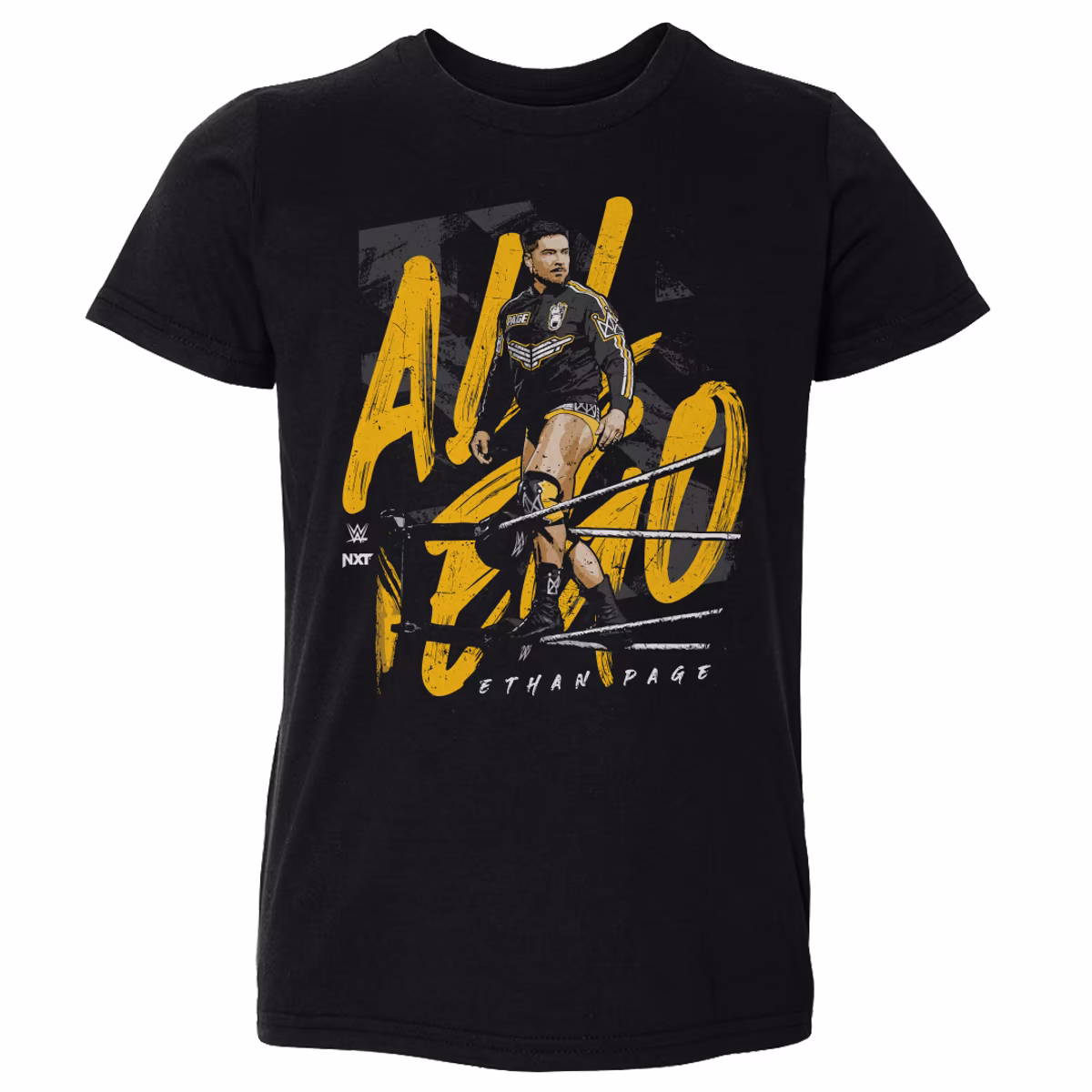 Toddler 500 Level  Black Ethan Page All Ego T-Shirt