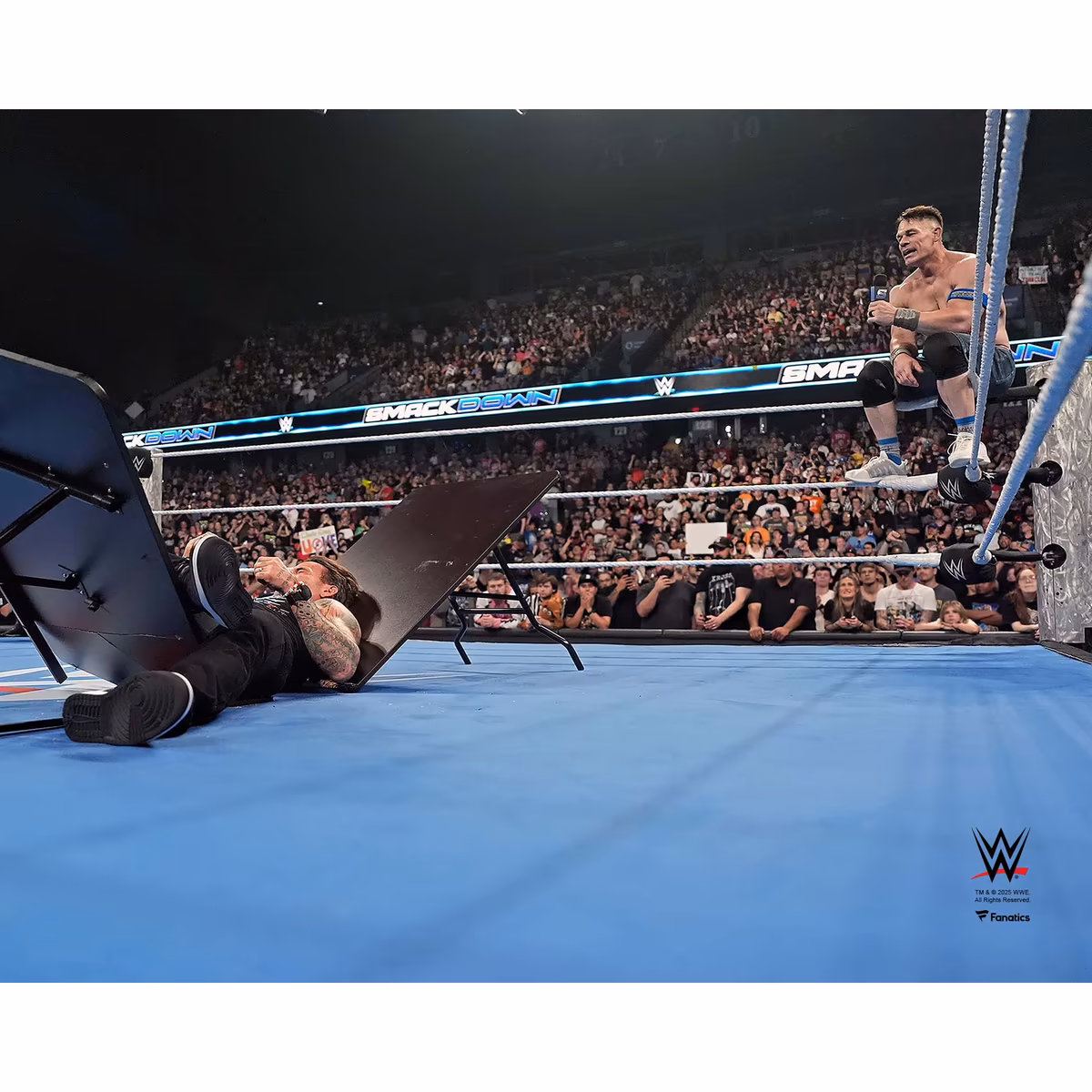 John Cena WWE Unsigned Pipebomb Promo on CM Punk Photograph 3 John Cena WWE Unsigned Pipebomb Promo on CM Punk Photograph
