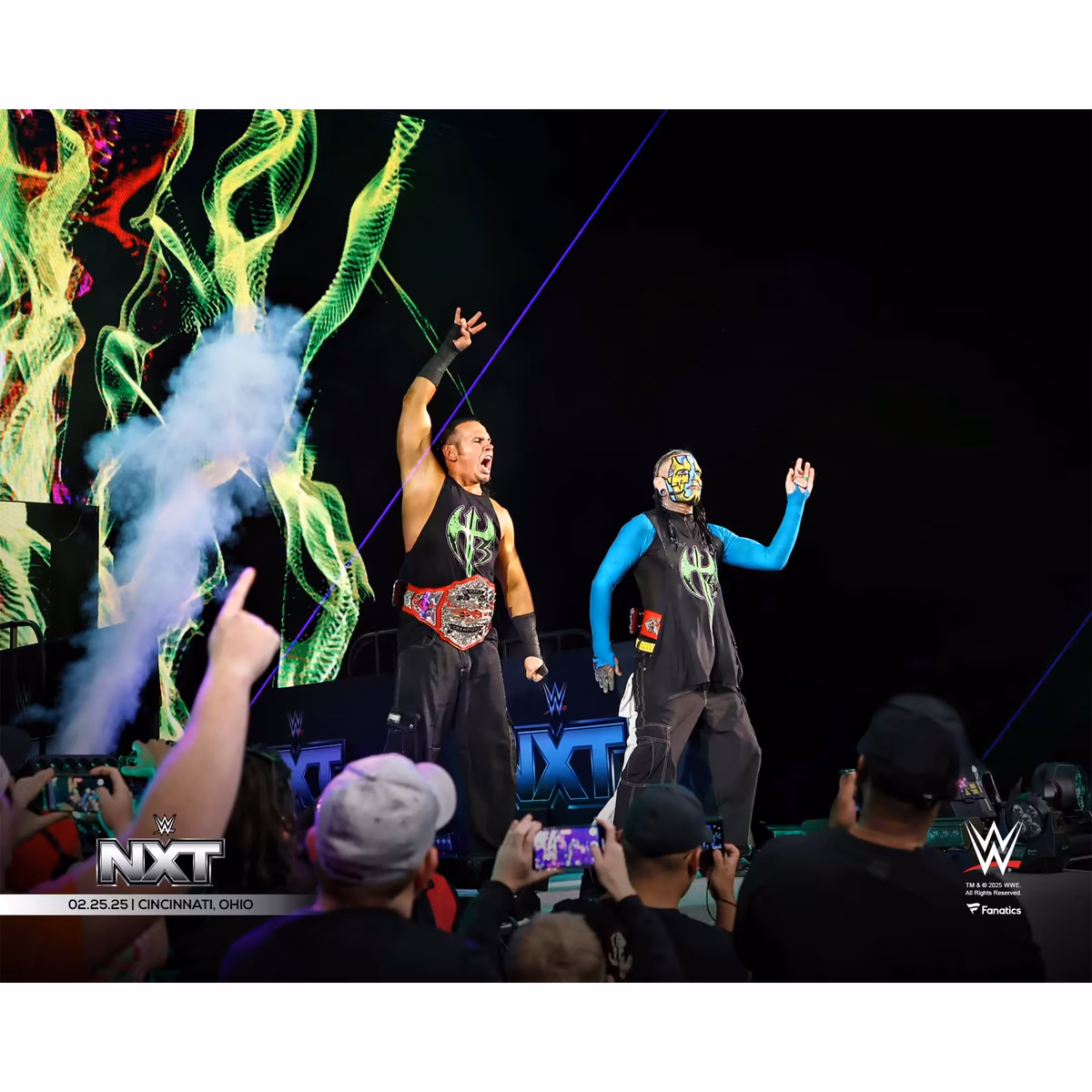 The Hardy Boyz WWE Unsigned WWE Return NXT Entrance Photograph 1 The Hardy Boyz WWE Unsigned WWE Return NXT Entrance Photograph