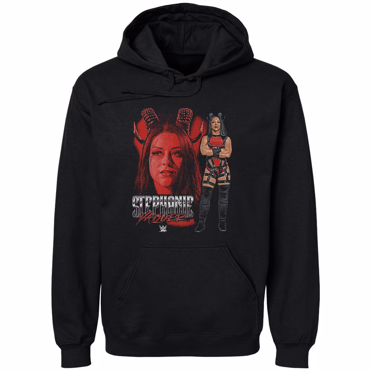 Men's 500 Level Black Stephanie Vaquer Vintage Superstar Pullover Hoodie
