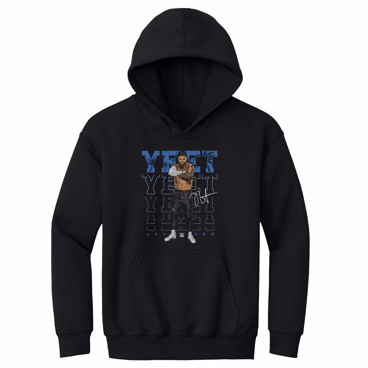 Youth 500 Level Black Jey Uso Yeet Pullover Hoodie 3 Youth 500 Level Black Jey Uso Yeet Pullover Hoodie