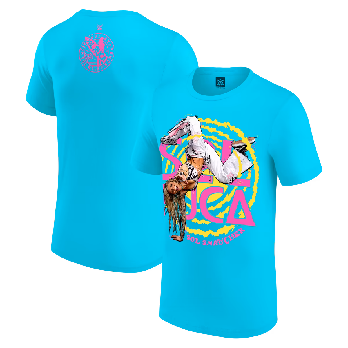 Men's Teal Sol Ruca Sol Snatcher Photo T-Shirt