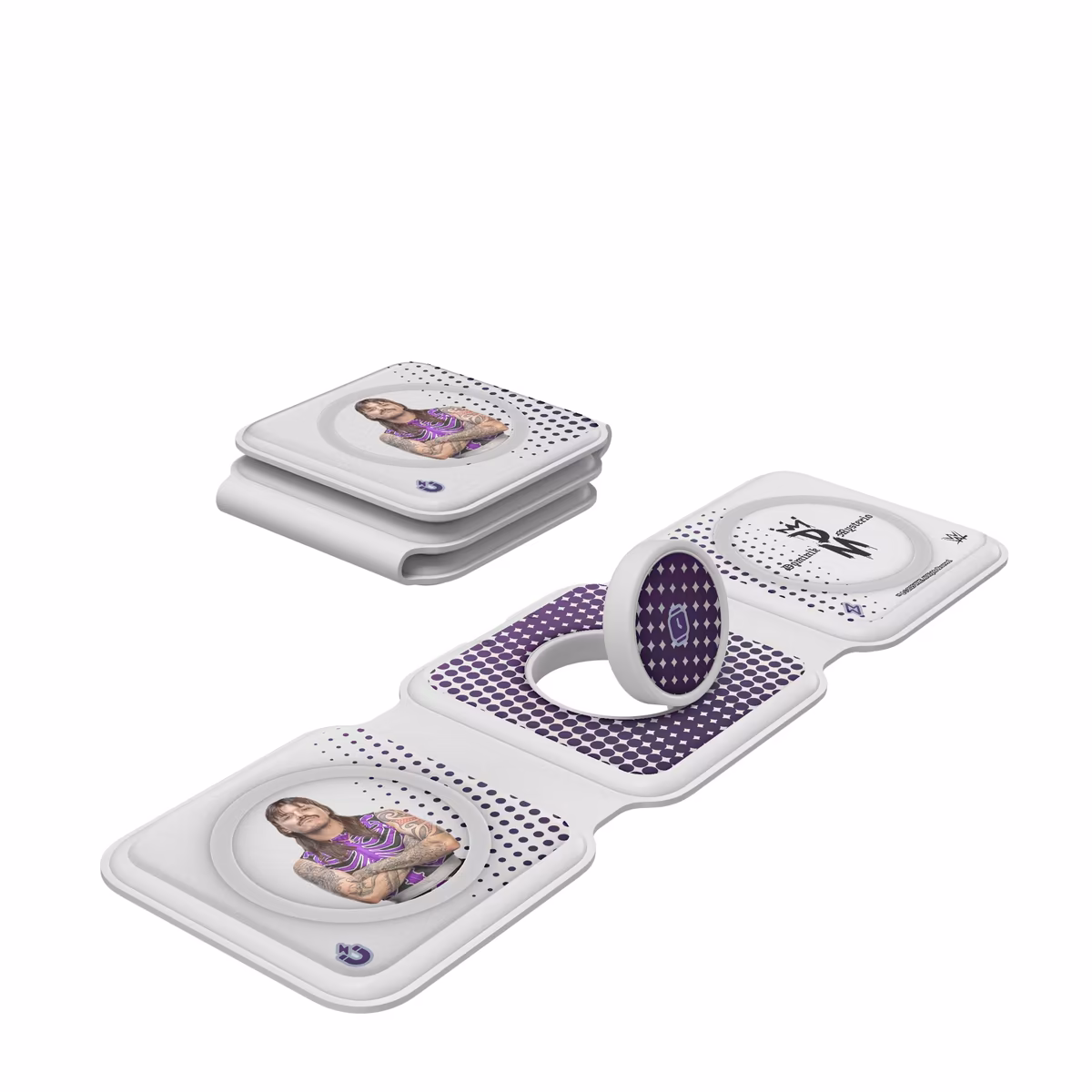 Keyscaper Dominik Mysterio Superstar 3-in-1 Foldable Charger