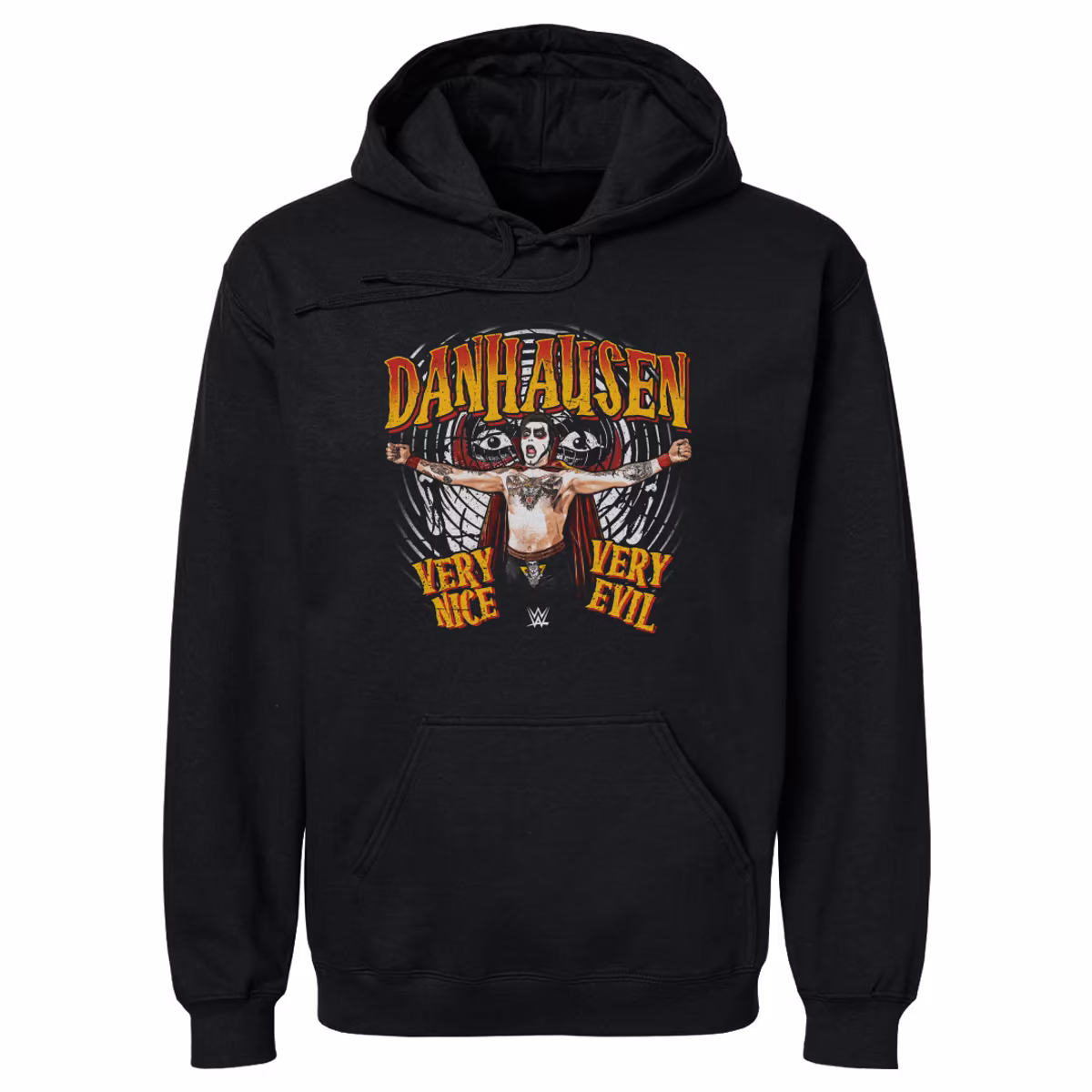 Men's 500 Level Black Danhausen Very Nice Very Evil Hoodie 4 Men's 500 Level Black Danhausen Very Nice Very Evil Hoodie