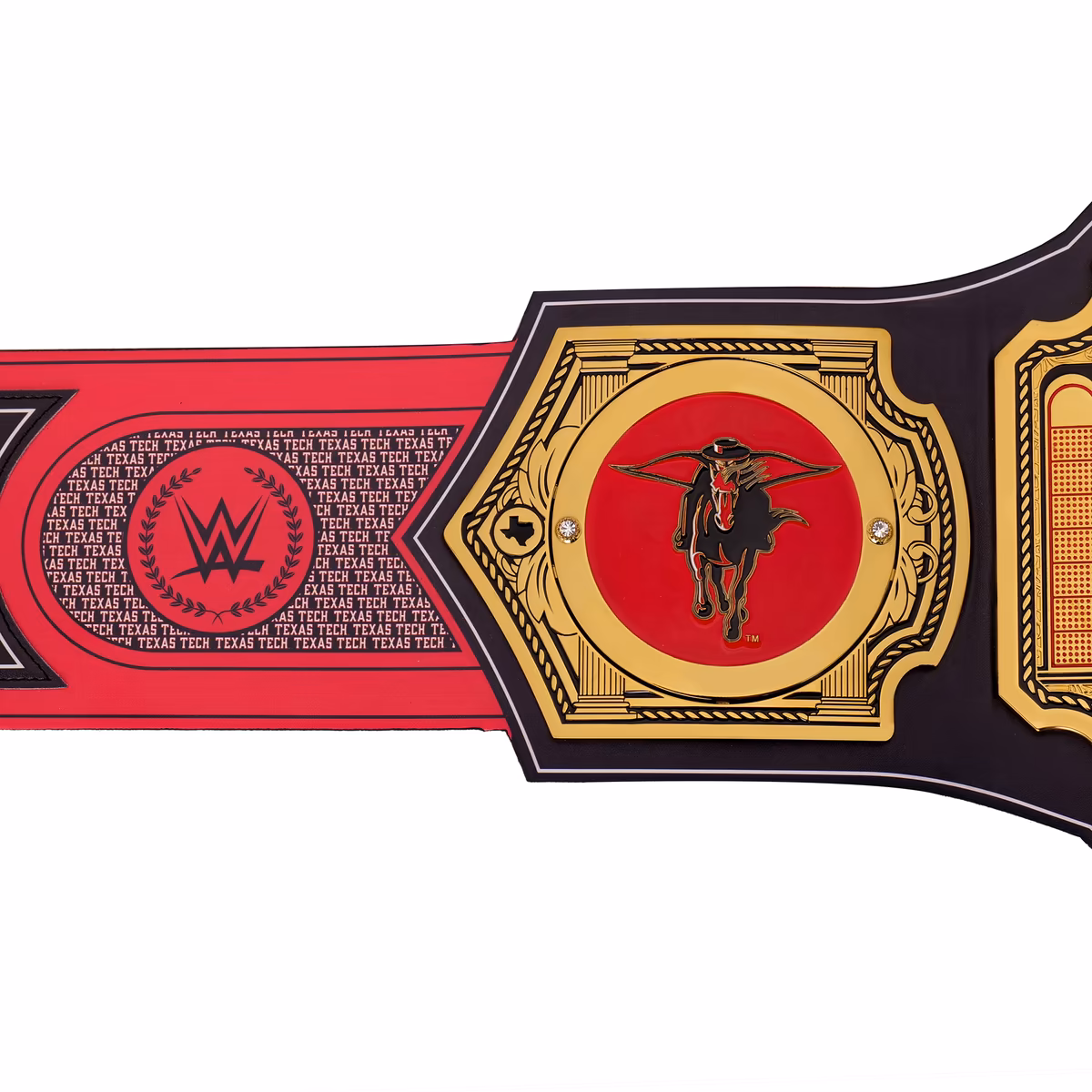 Texas Tech Red Raiders WWE Legacy Title Belt 8 Texas Tech Red Raiders WWE Legacy Title Belt