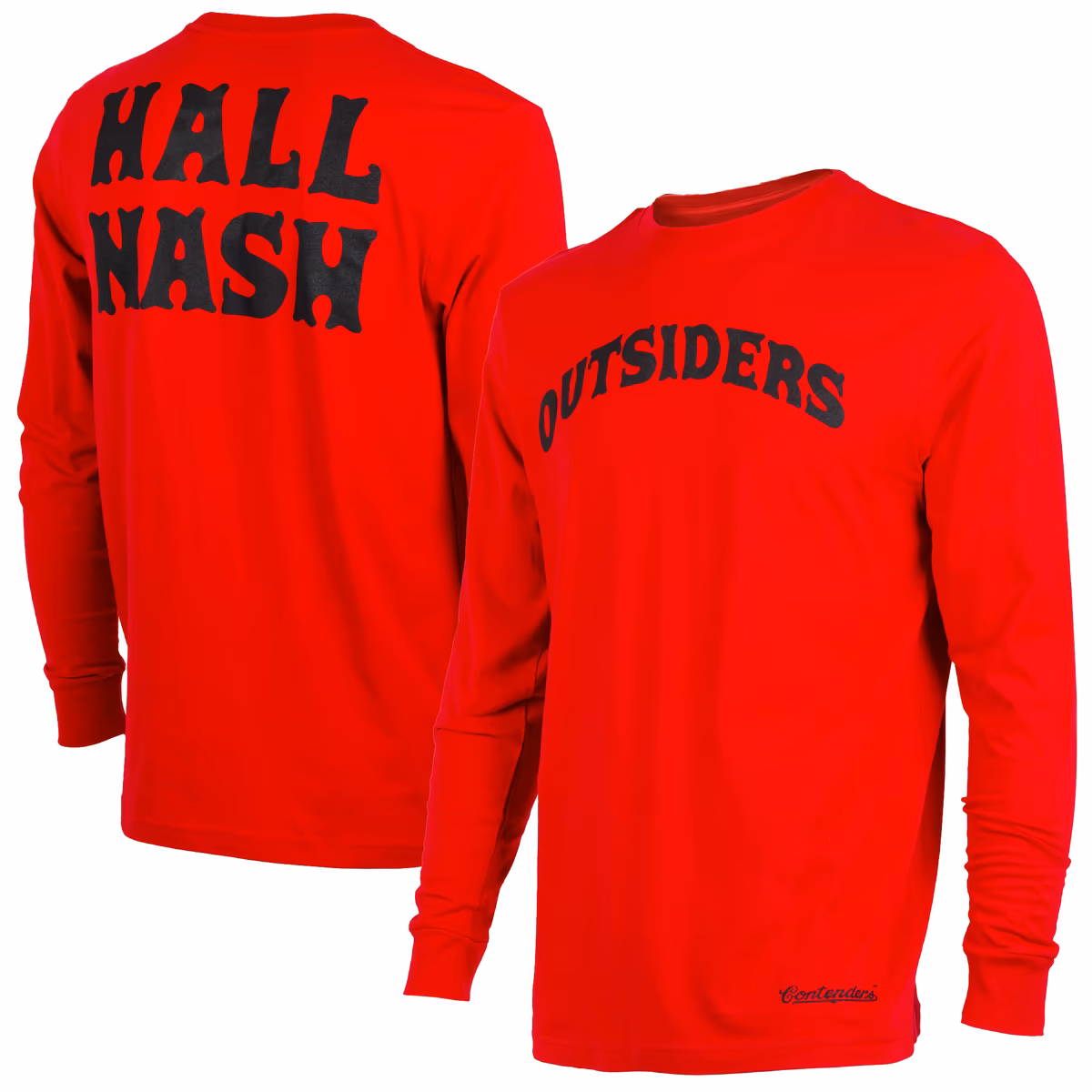Men's Contenders Clothing Red The Outsiders Logo Long Sleeve T-Shirt 1 Men's Contenders Clothing Red The Outsiders Logo Long Sleeve T-Shirt
