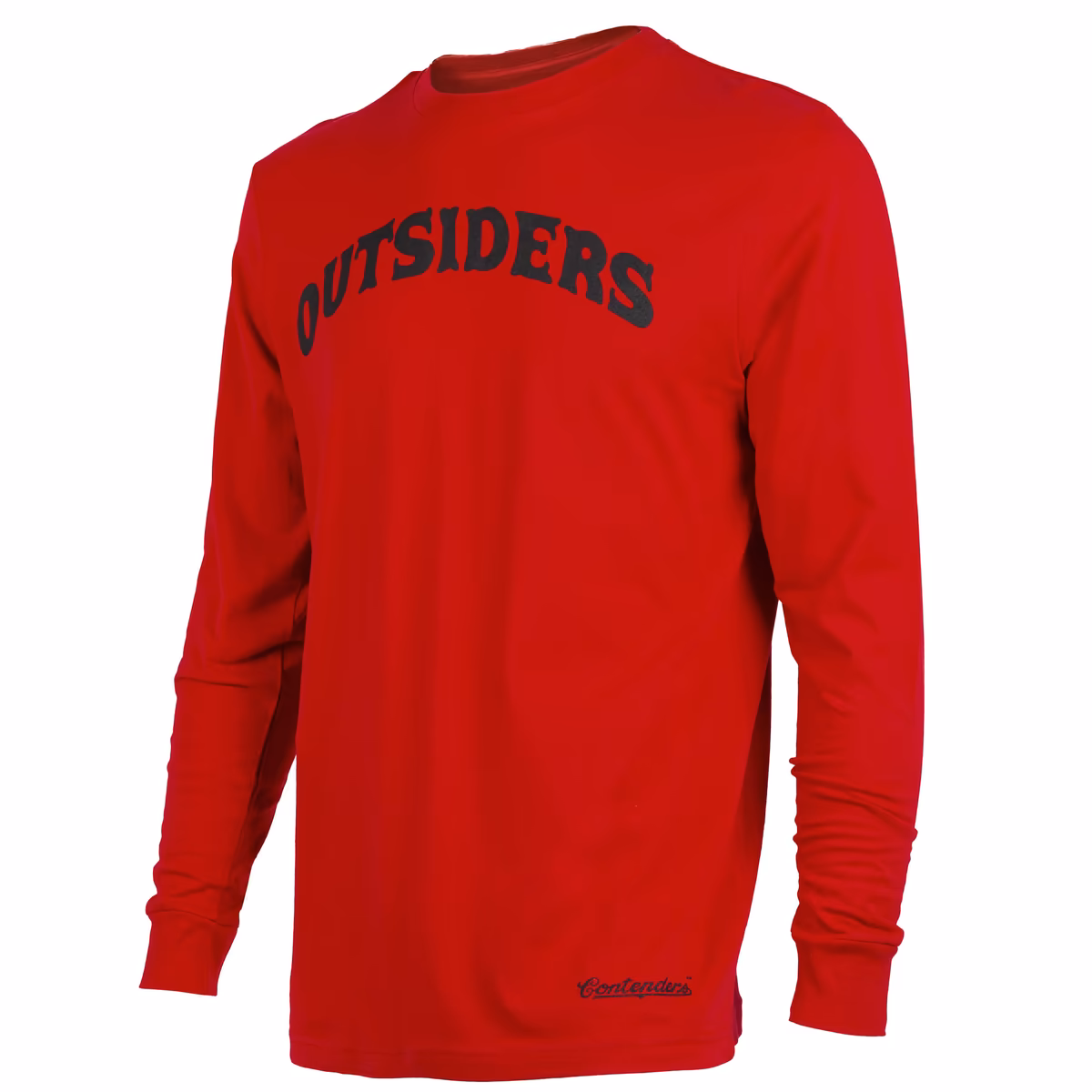 Men's Contenders Clothing Red The Outsiders Logo Long Sleeve T-Shirt 3 Men's Contenders Clothing Red The Outsiders Logo Long Sleeve T-Shirt