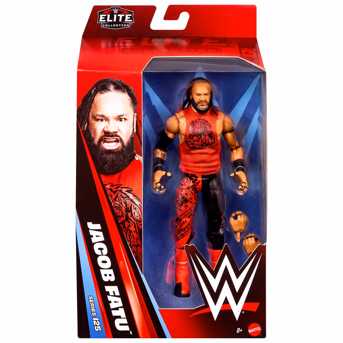 Mattel Jacob Fatu Elite Collection Series 125 Action Figure 1 Mattel Jacob Fatu Elite Collection Series 125 Action Figure