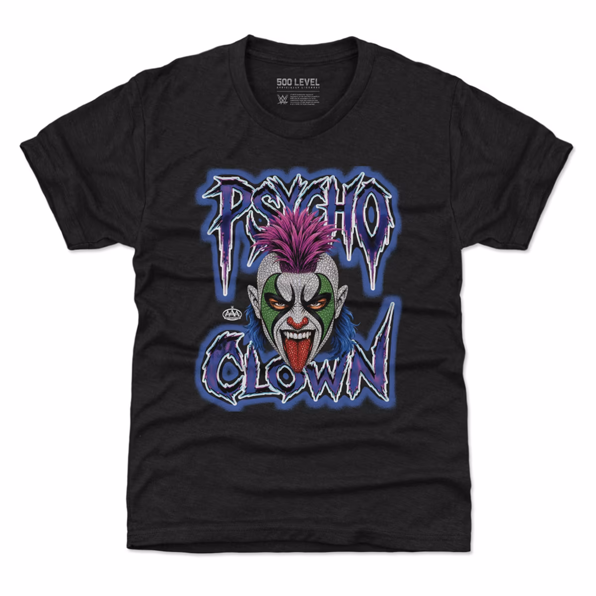 Youth 500 Level Black Psycho Clown Superstar T-Shirt 1 Youth 500 Level Black Psycho Clown Superstar T-Shirt