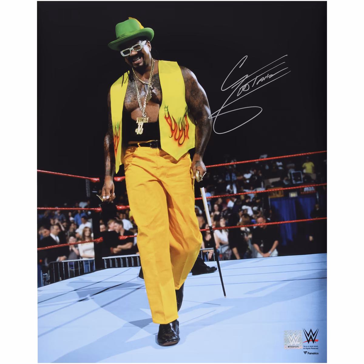 The Godfather WWE Autographed 16" x 20" In-Ring Entrance Photograph