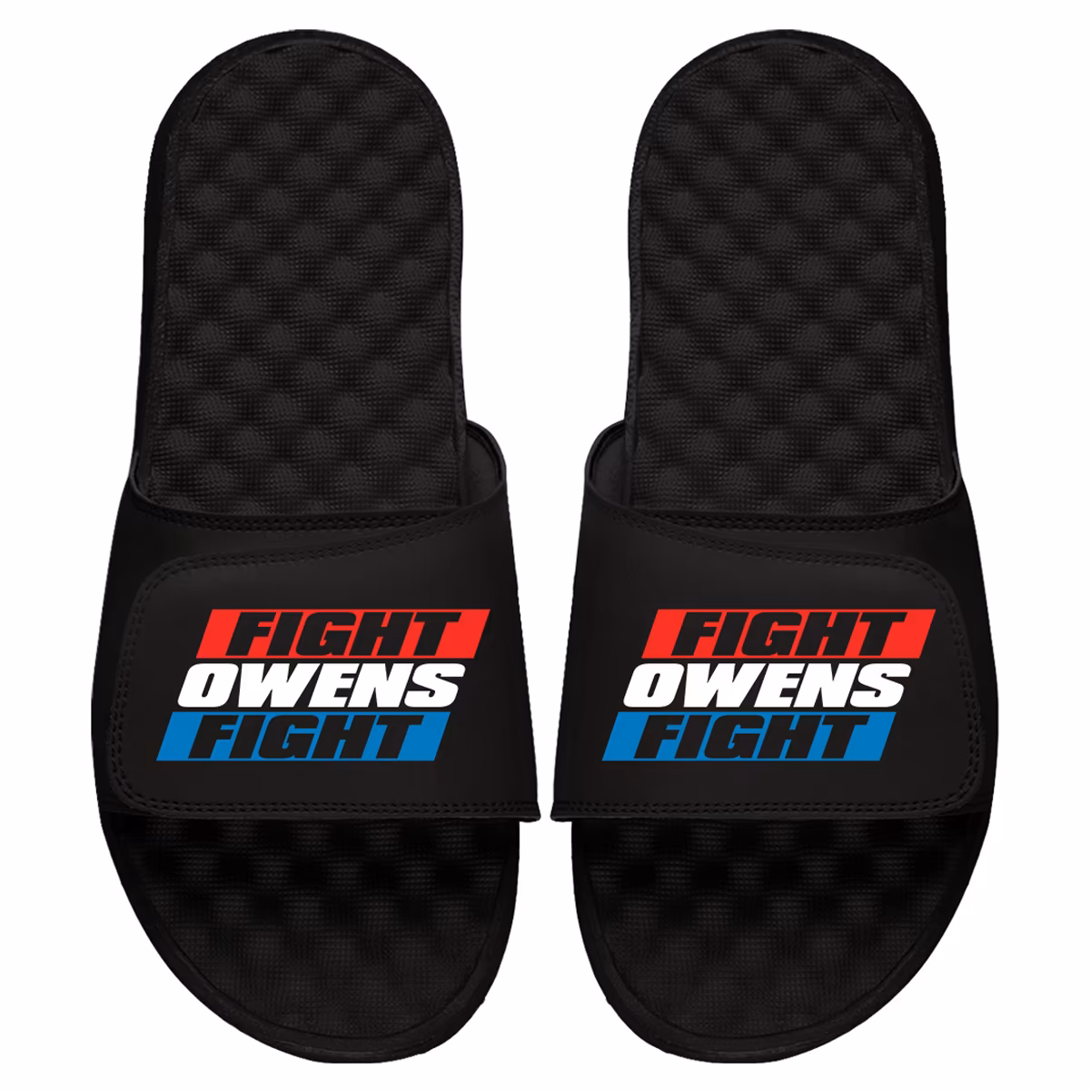 Men's ISlide Black Kevin Owens Slide Sandals 4 Men's ISlide Black Kevin Owens Slide Sandals