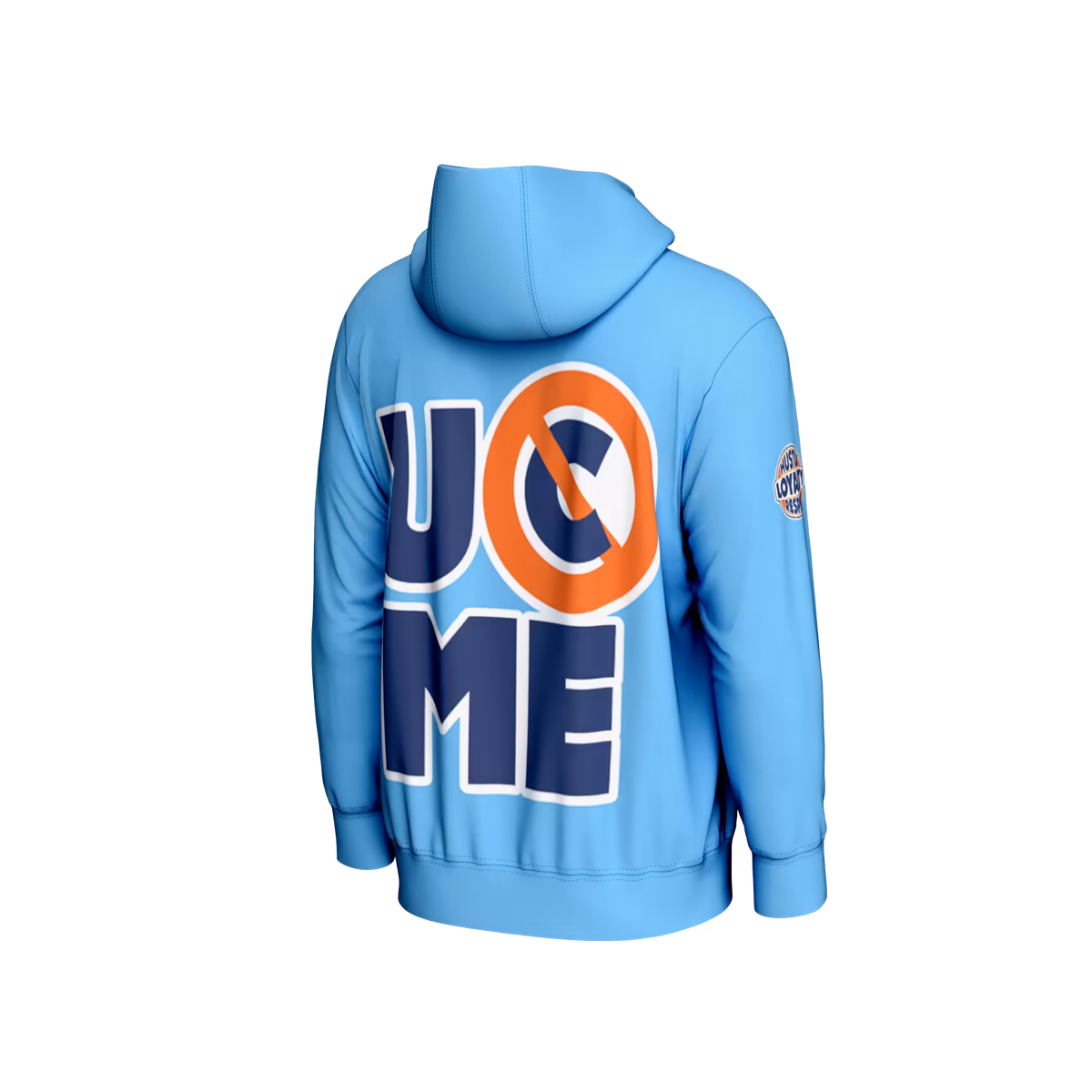 Men's ProSphere Blue John Cena Retro Hoodie 4 Men's ProSphere Blue John Cena Retro Hoodie
