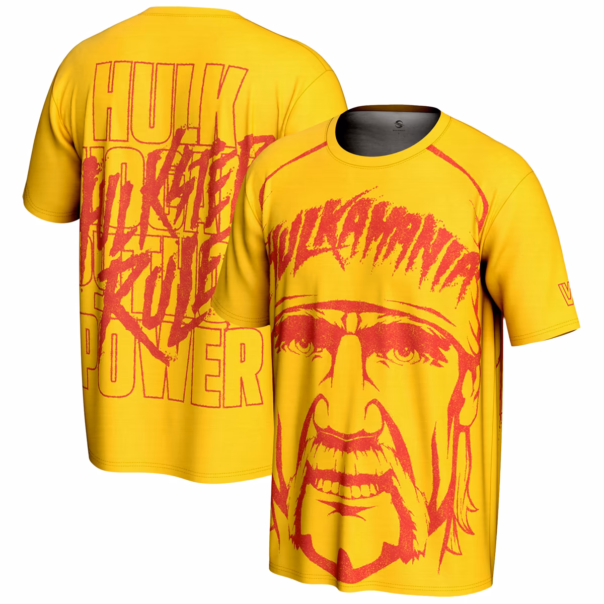 Men's ProSphere Yellow Hulk Hogan Hulkster Rules T-Shirt