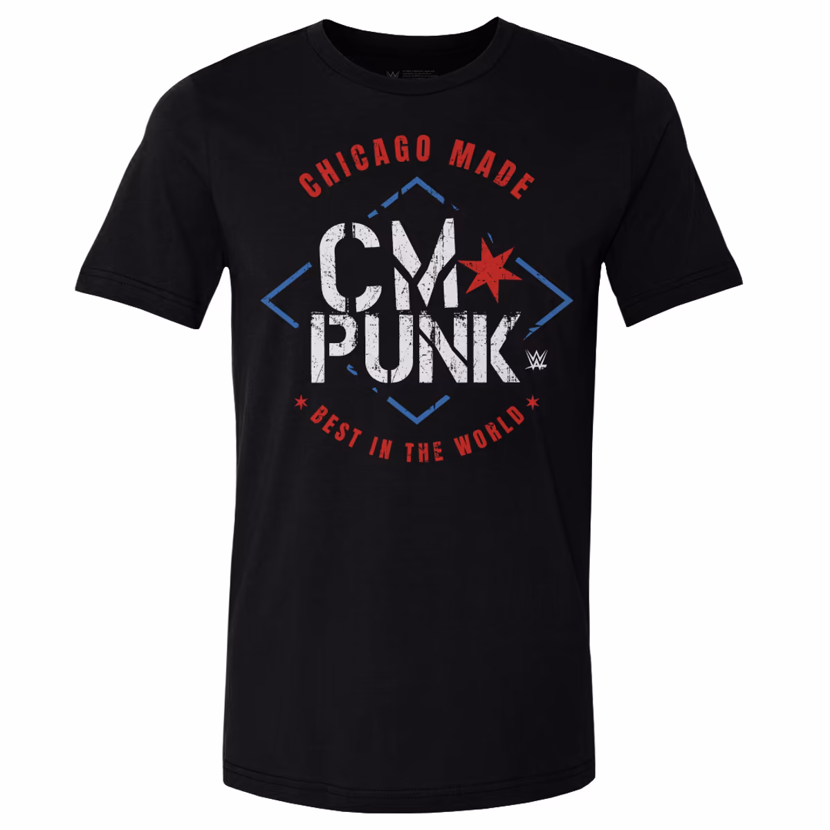 Men's 500 Level Black CM Punk Chicago Made T-Shirt 4 Men's 500 Level Black CM Punk Chicago Made T-Shirt