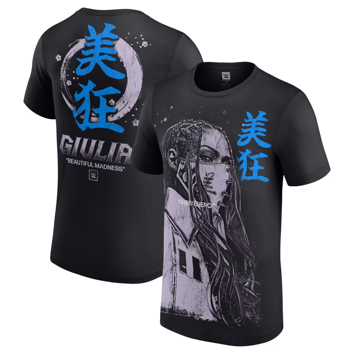 Men's Black Giulia Arrivederci T-Shirt 2 Men's Black Giulia Arrivederci T-Shirt